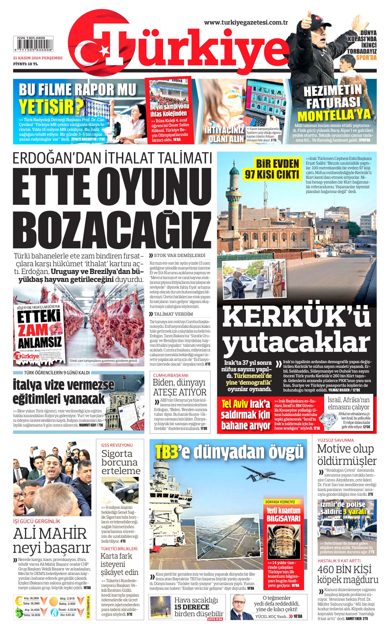 TÜRKİYE GAZETESİ