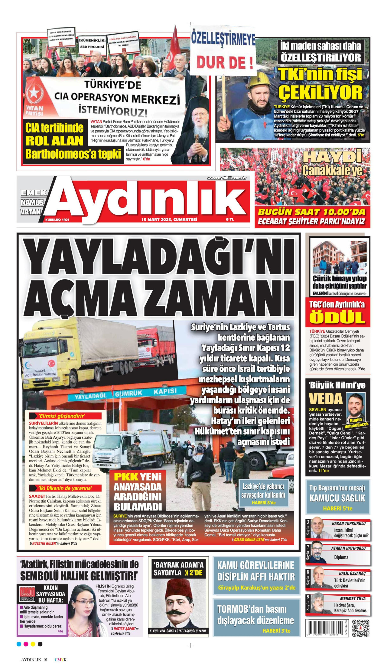 AYDINLIK GAZETESİ