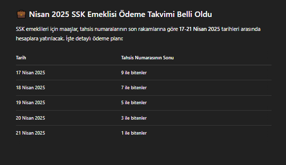 15.7 milyon SGK BAĞKUR'lu emekliye geldi; 24-28 Nisan önemli tarihler444