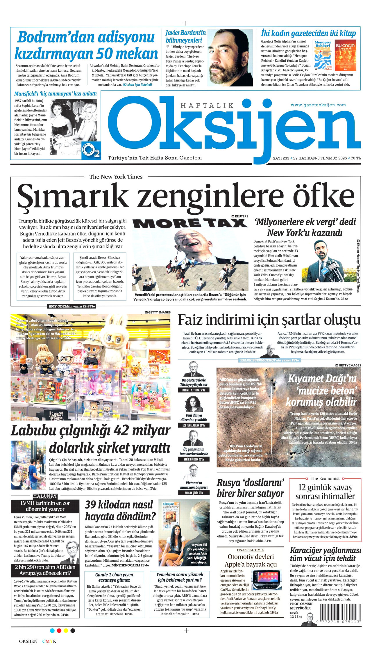 OKSİJEN Manşet