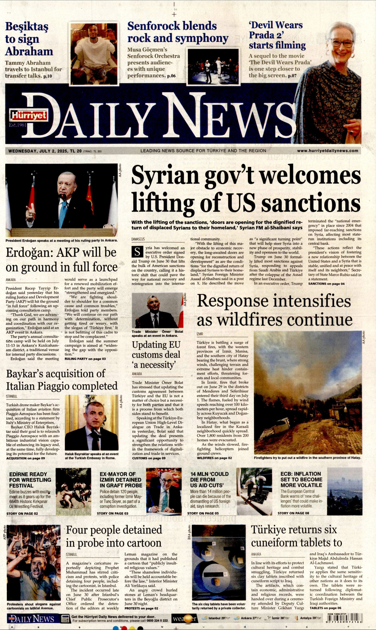 HÜRRİYET DAİLY NEWS