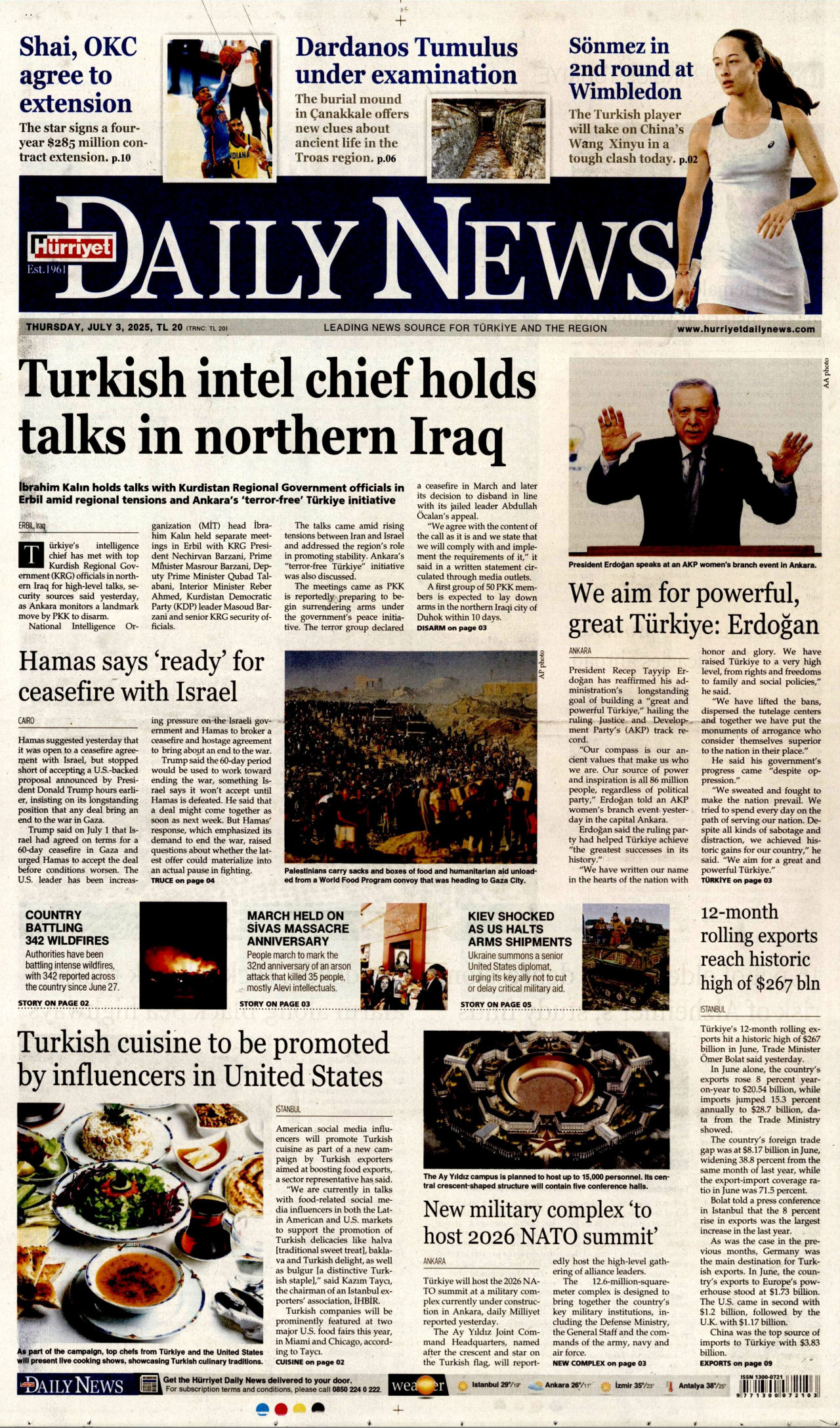 HÜRRİYET DAİLY NEWS