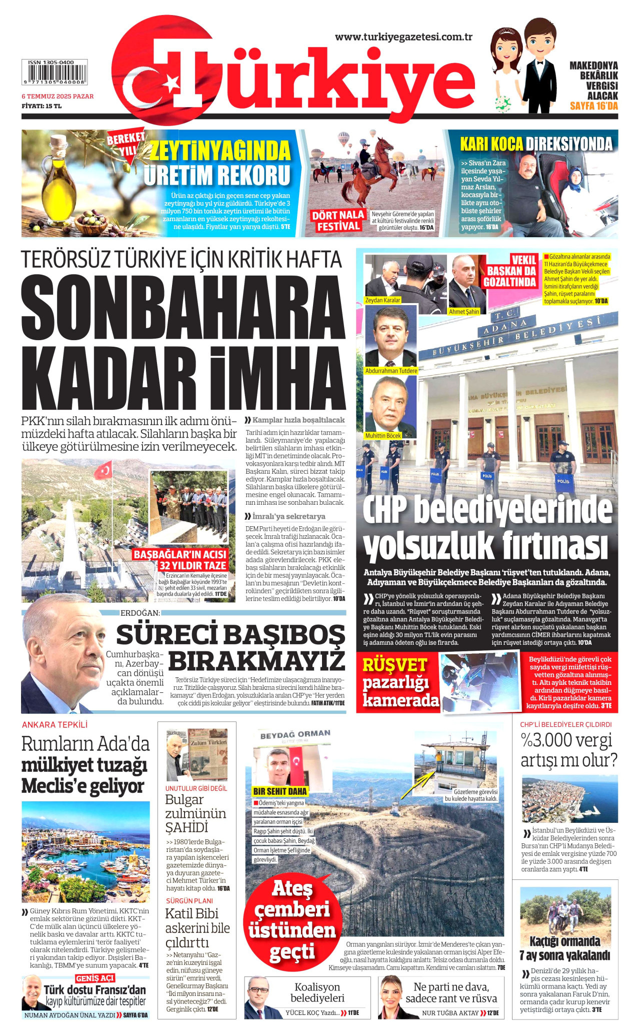 TÜRKİYE GAZETESİ