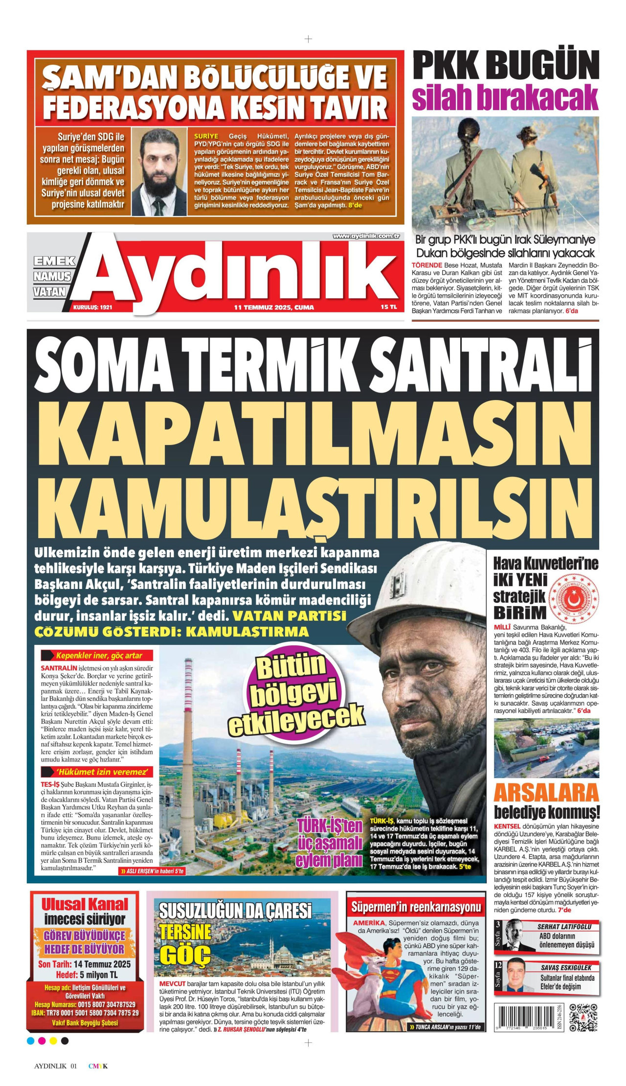 Aydinlik gazetesi̇