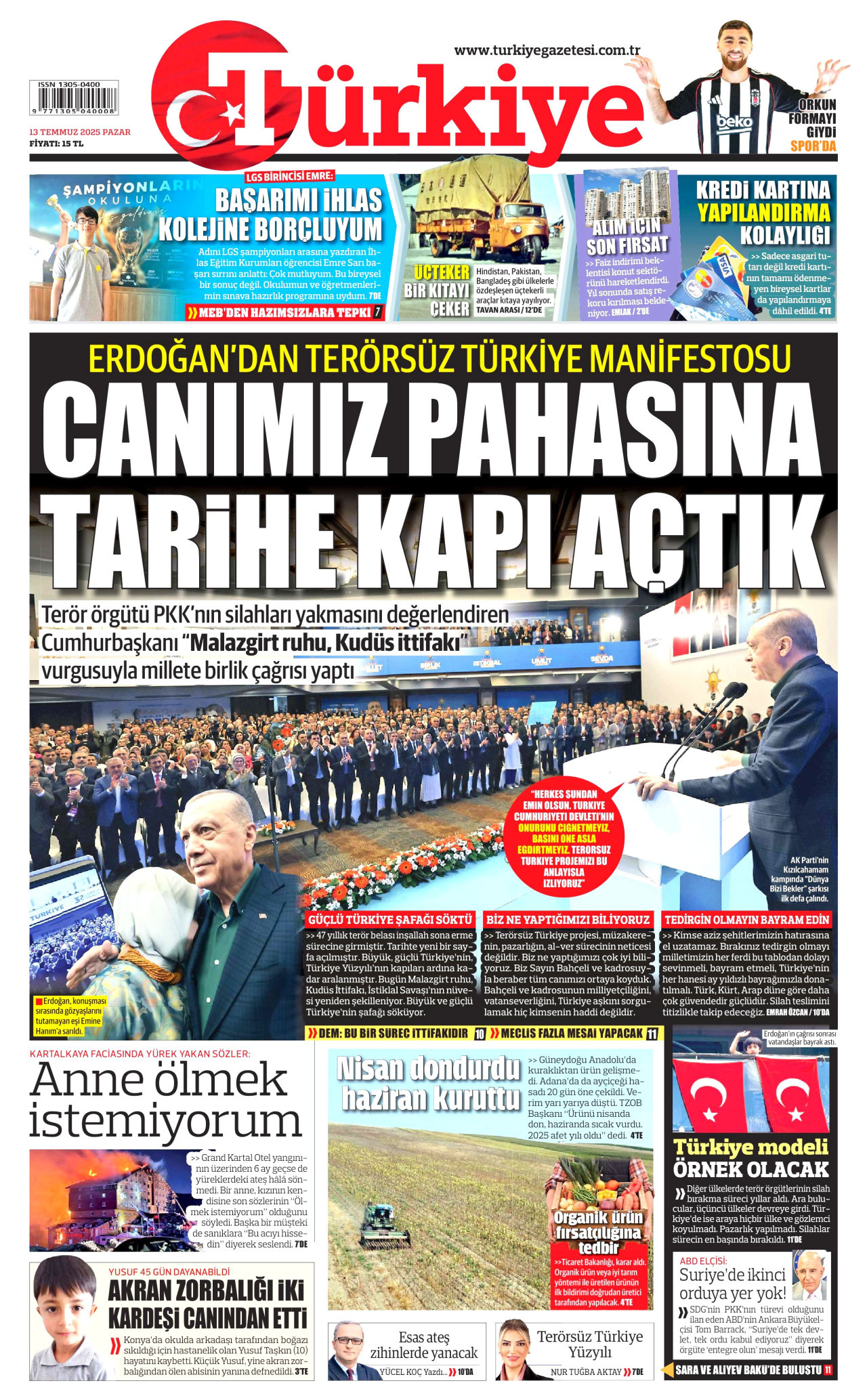 TÜRKİYE GAZETESİ