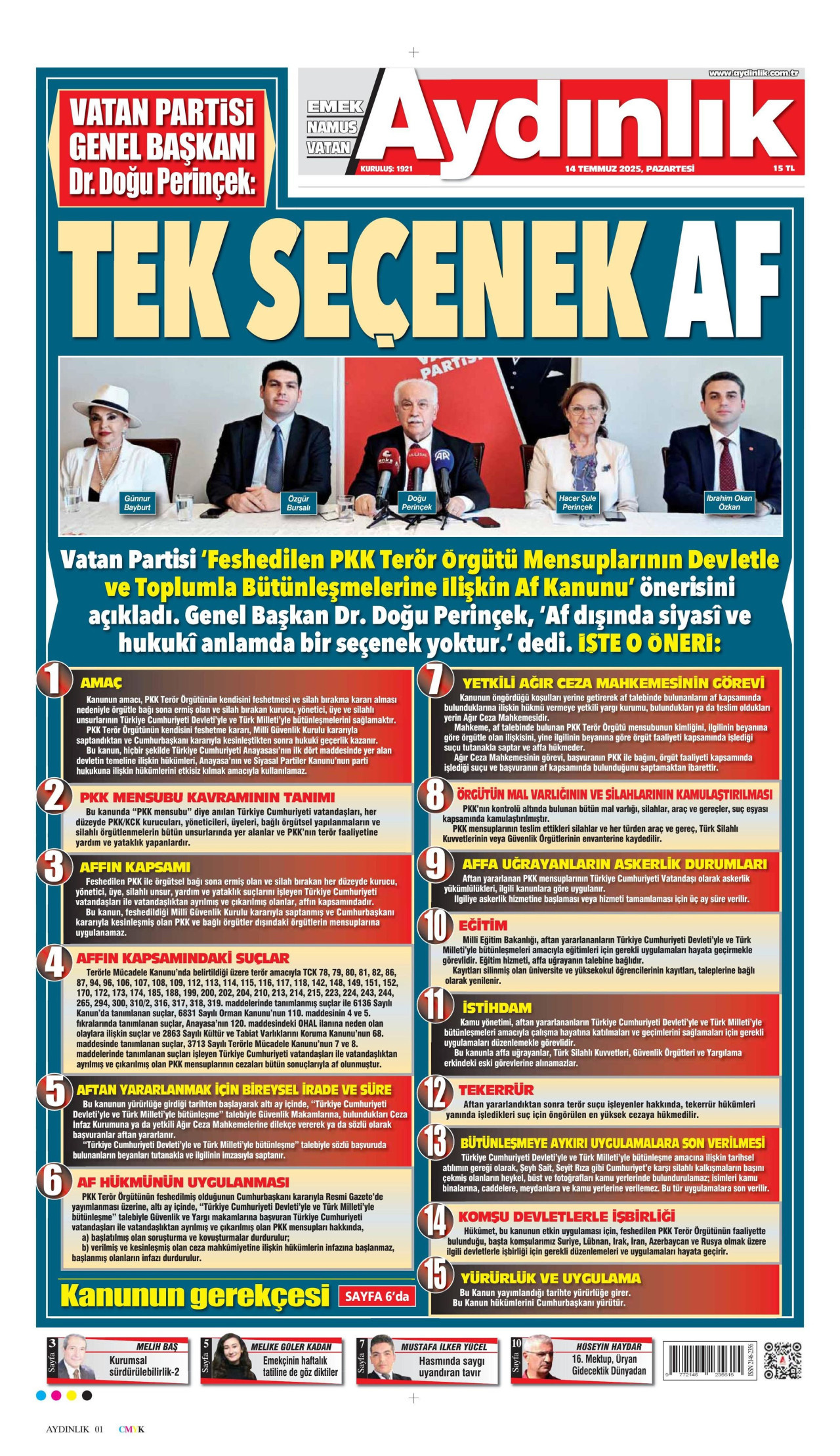 Aydinlik gazetesi̇