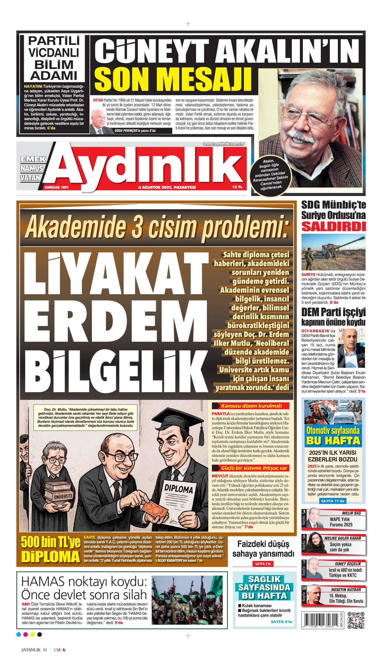 AYDINLIK GAZETESİ