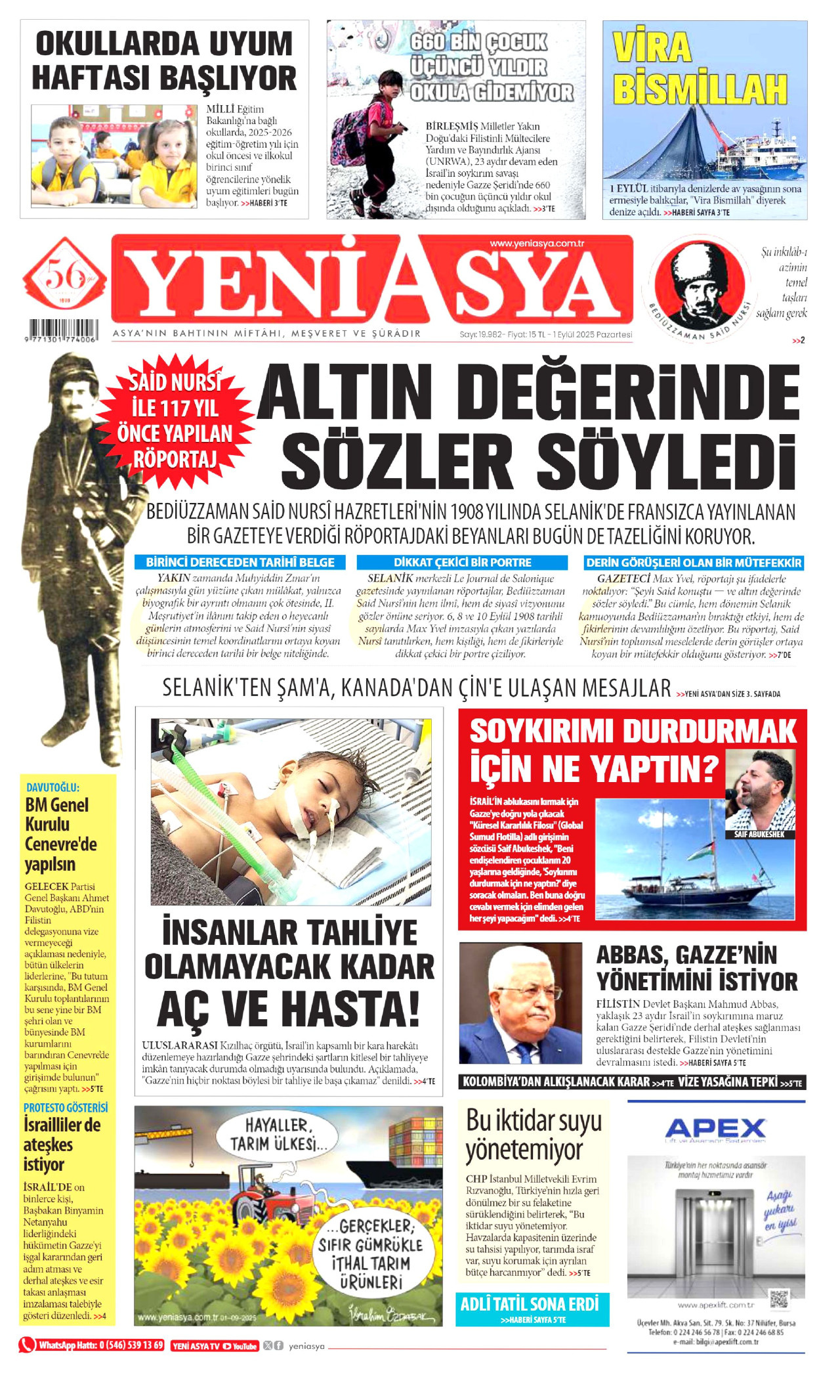 yeni-asya gazetesi