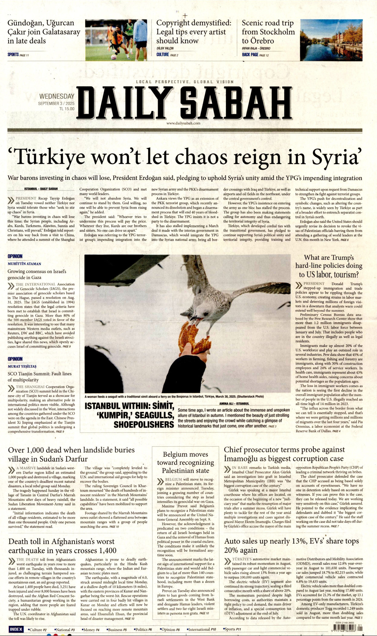 daily-sabah gazetesi