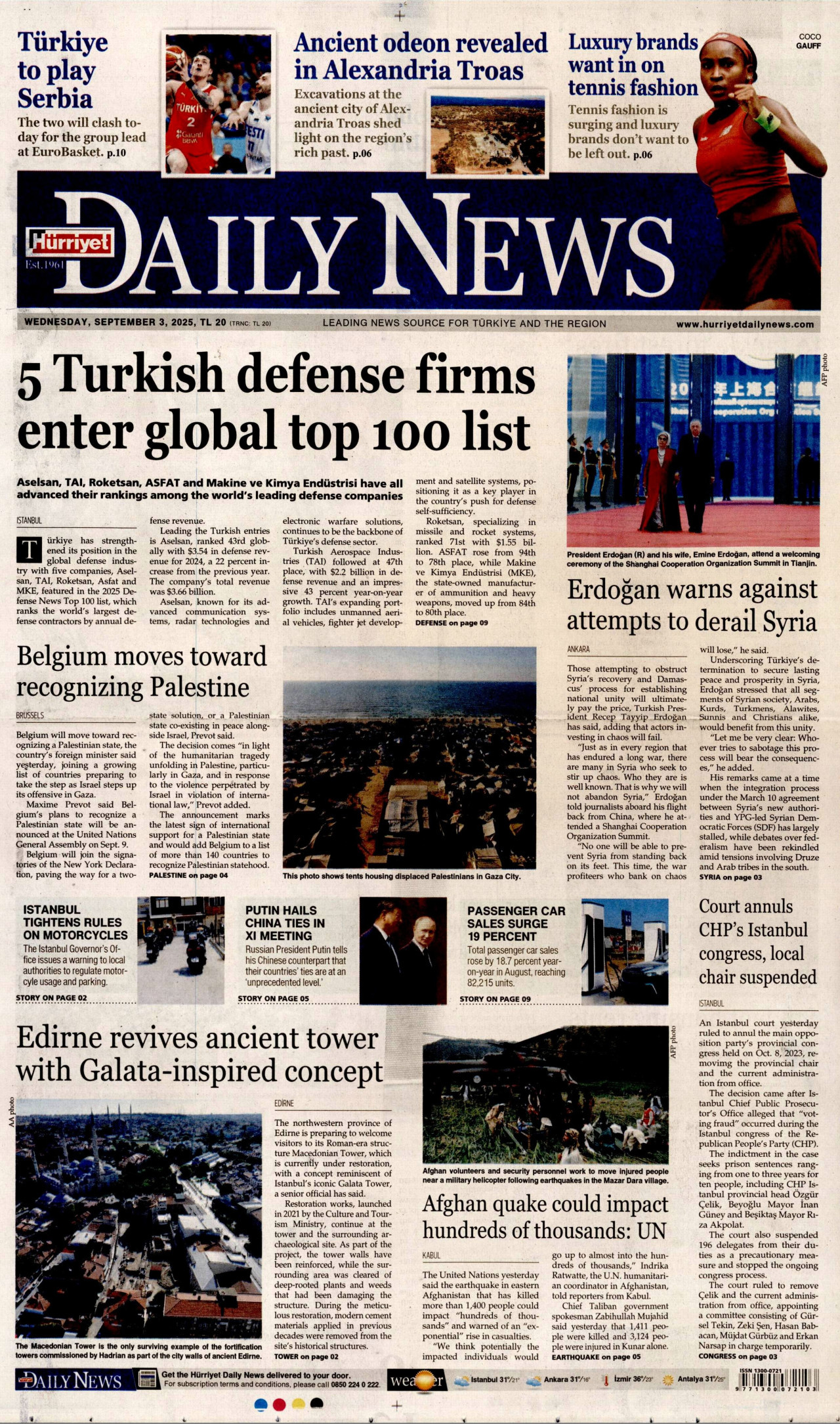 HÜRRİYET DAİLY NEWS