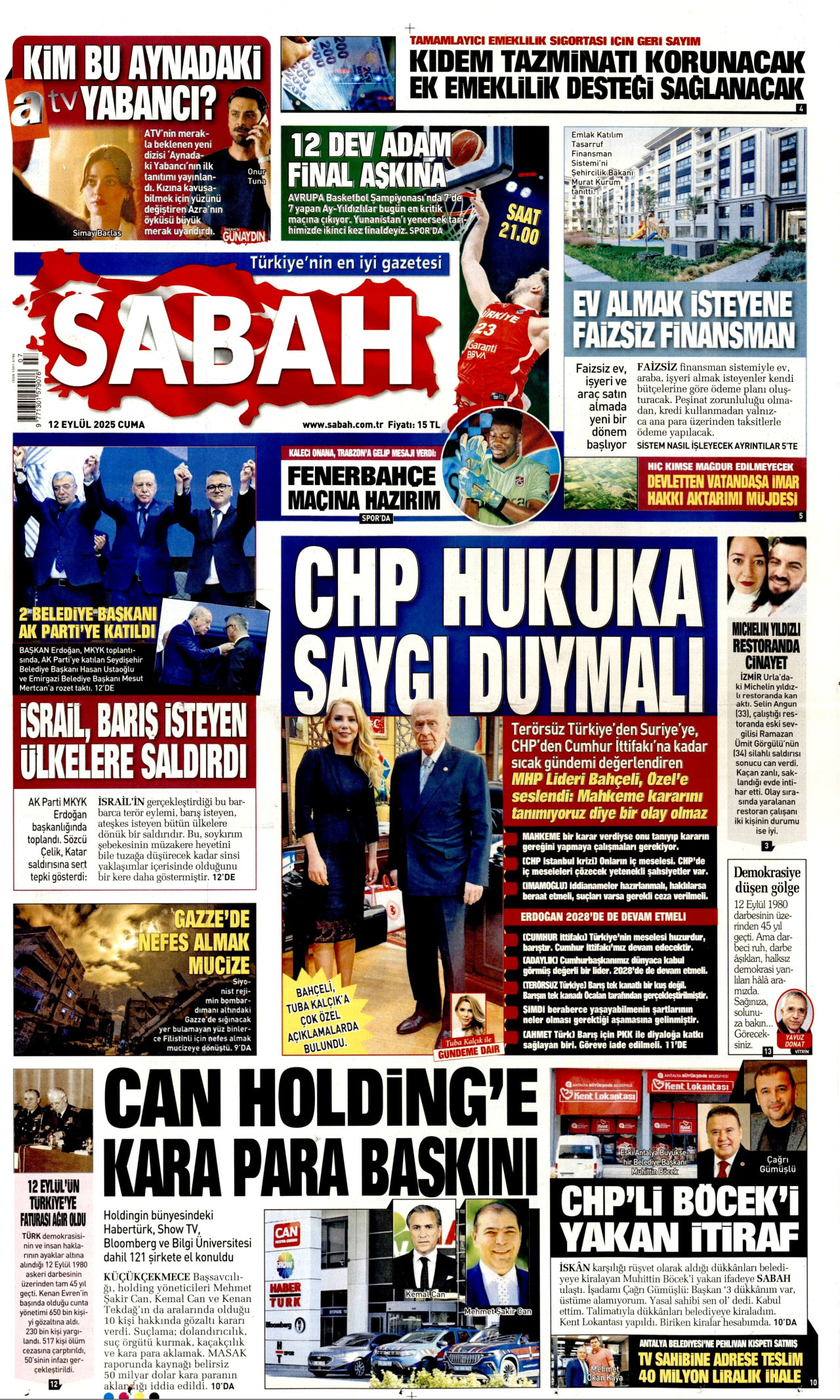 SABAH Manşet