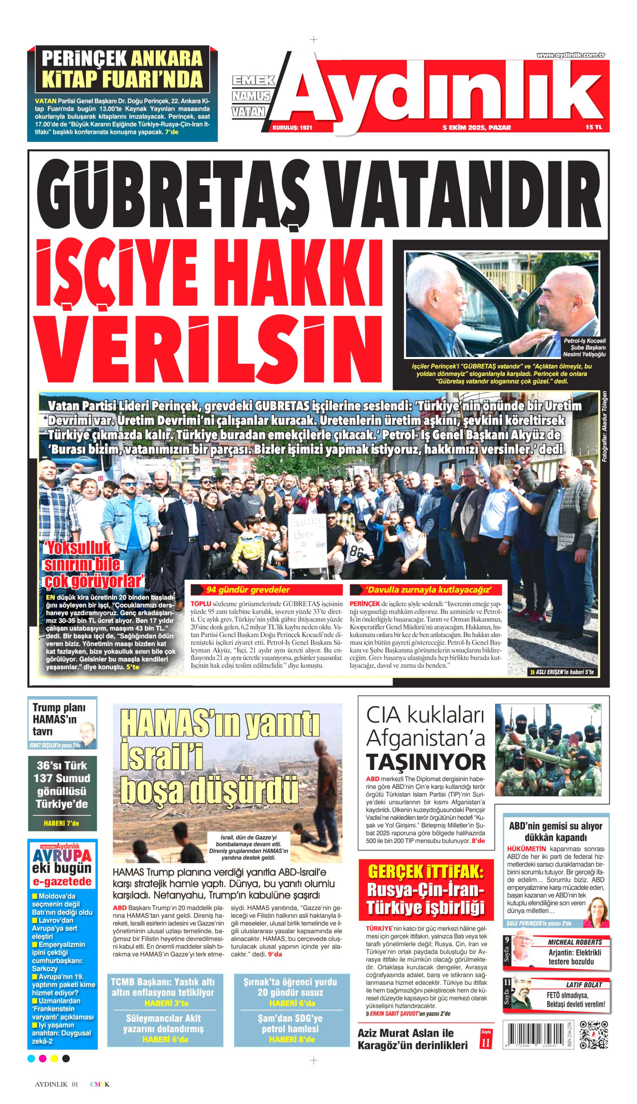Aydinlik gazetesi̇