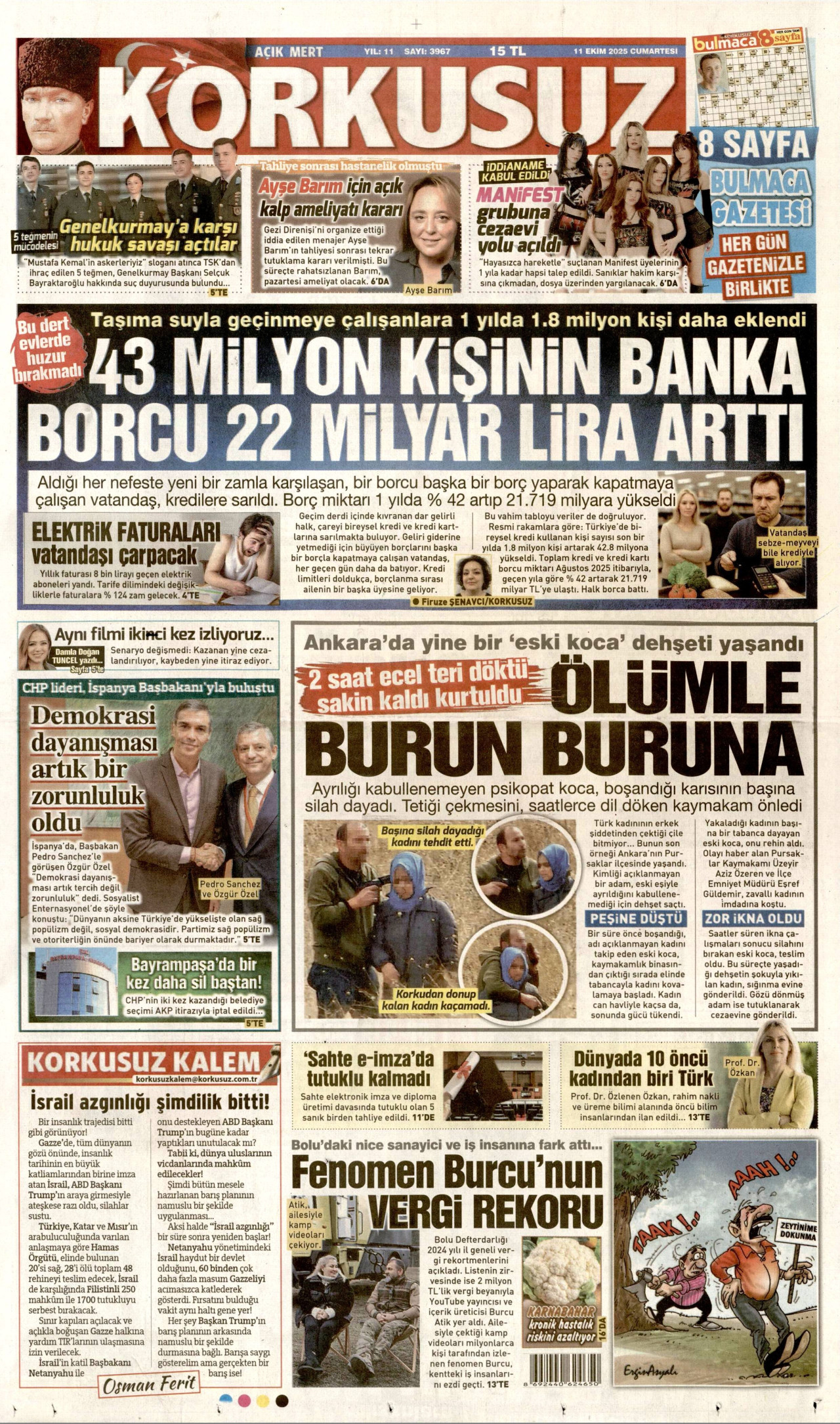 korkusuz gazetesi