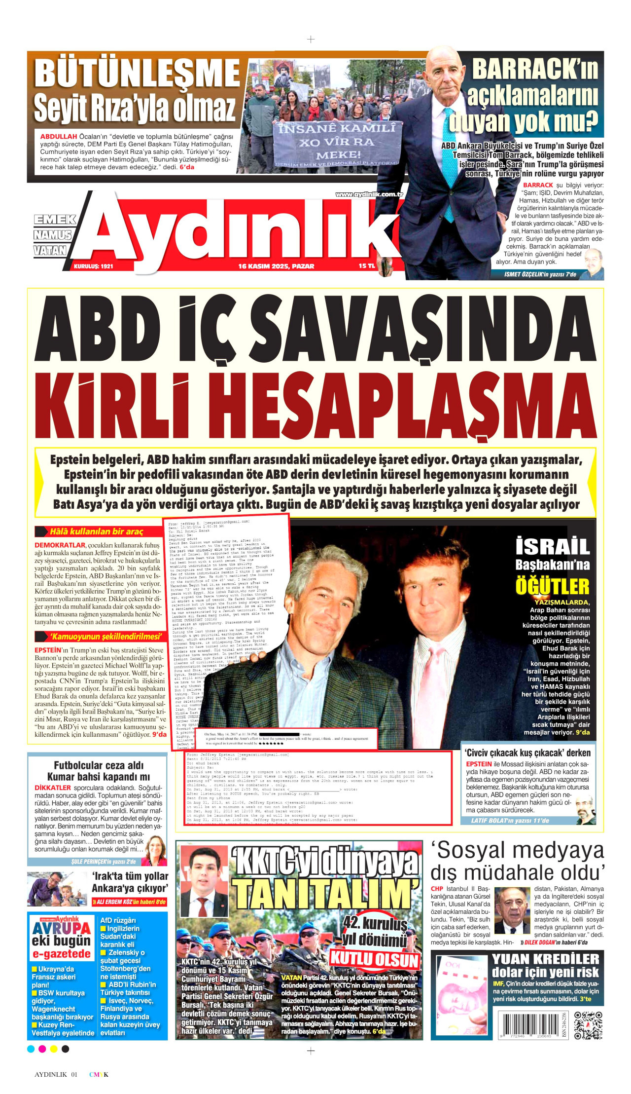 AYDINLIK GAZETESİ