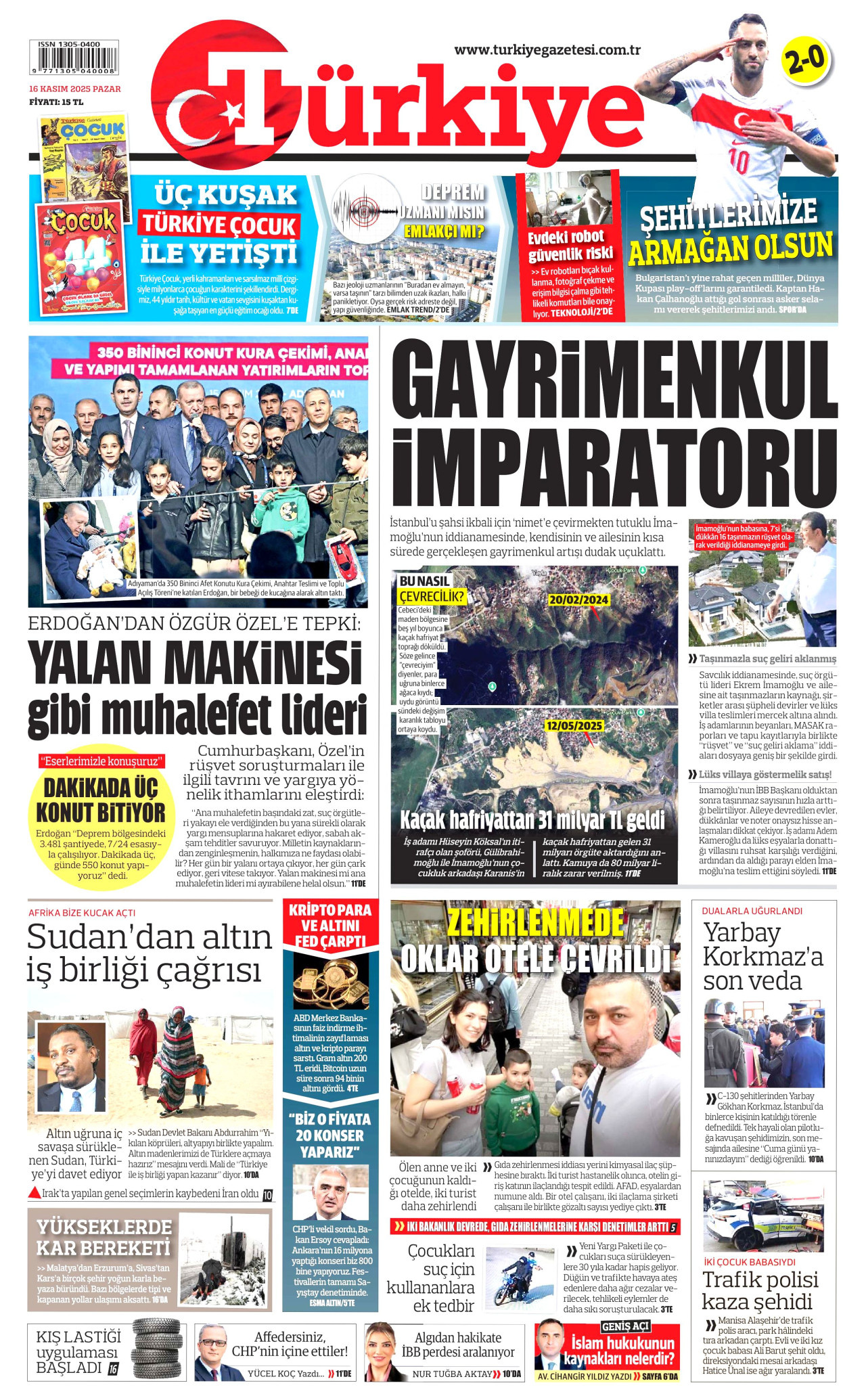 TÜRKİYE GAZETESİ
