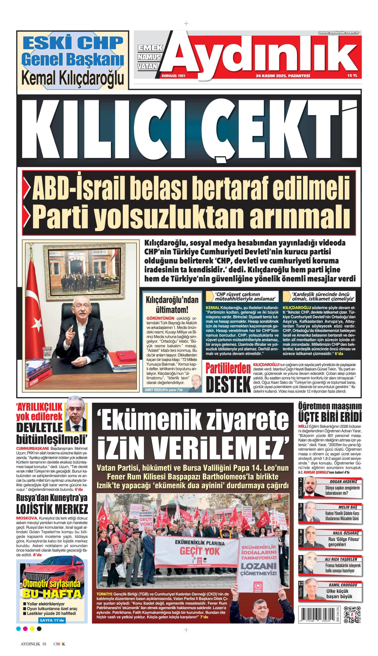 Aydinlik gazetesi̇