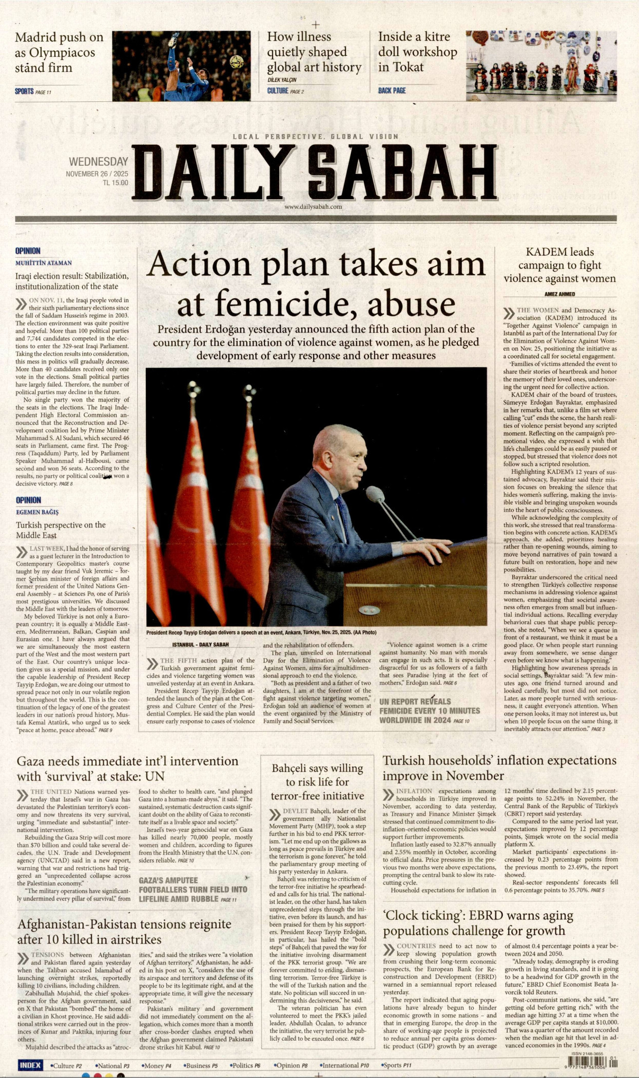 daily-sabah gazetesi