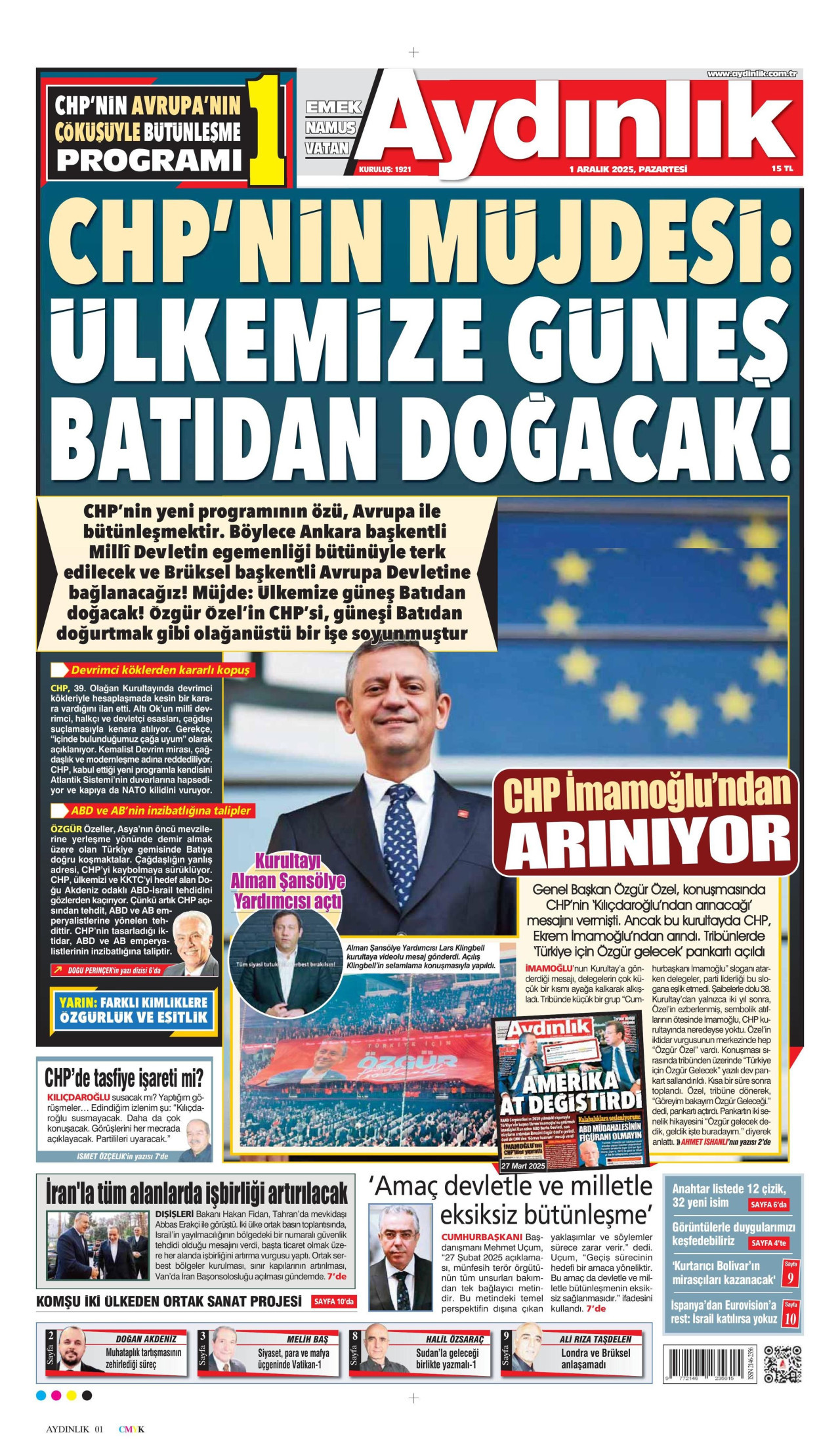 Aydinlik gazetesi̇