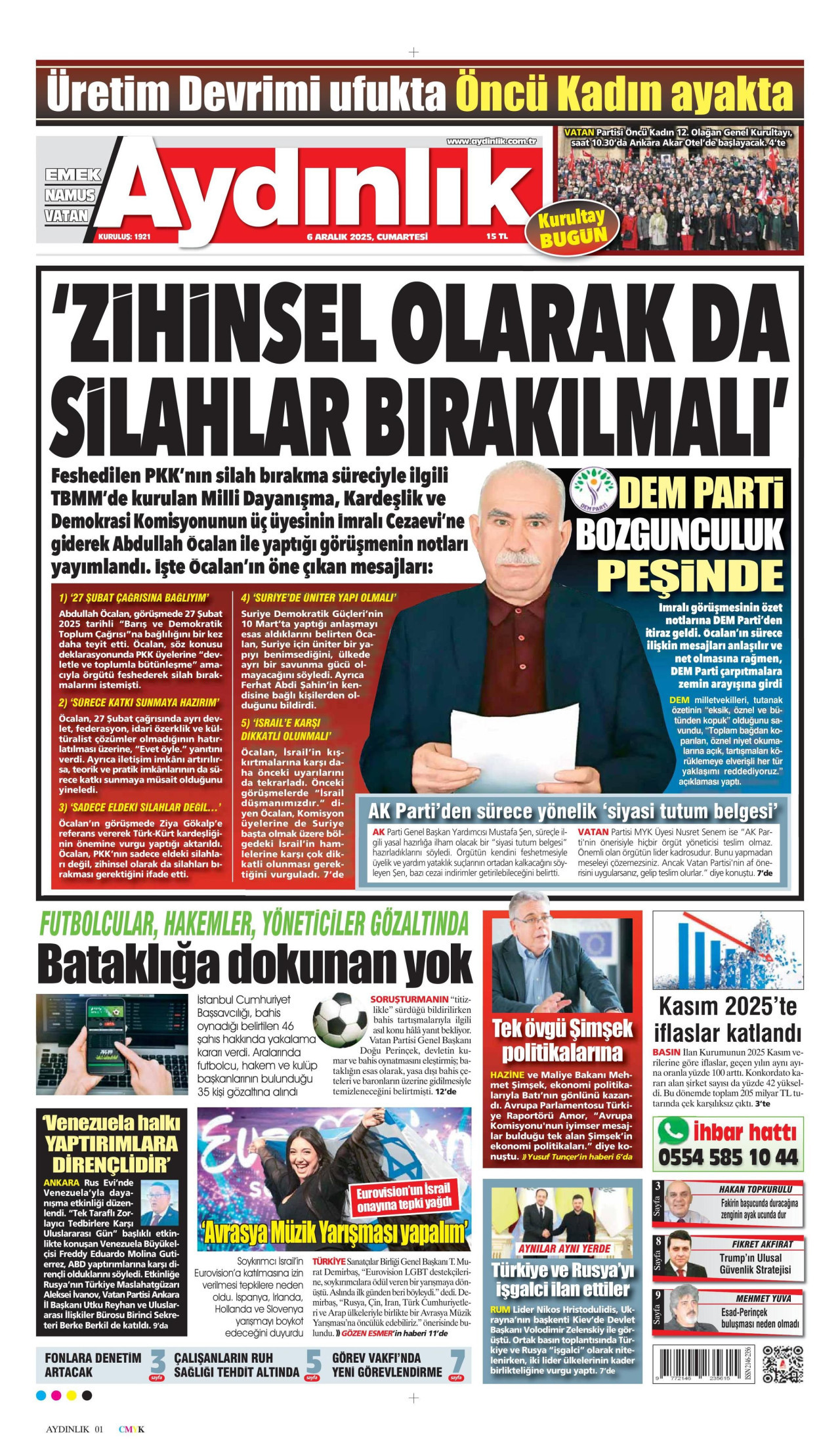 Aydinlik gazetesi̇