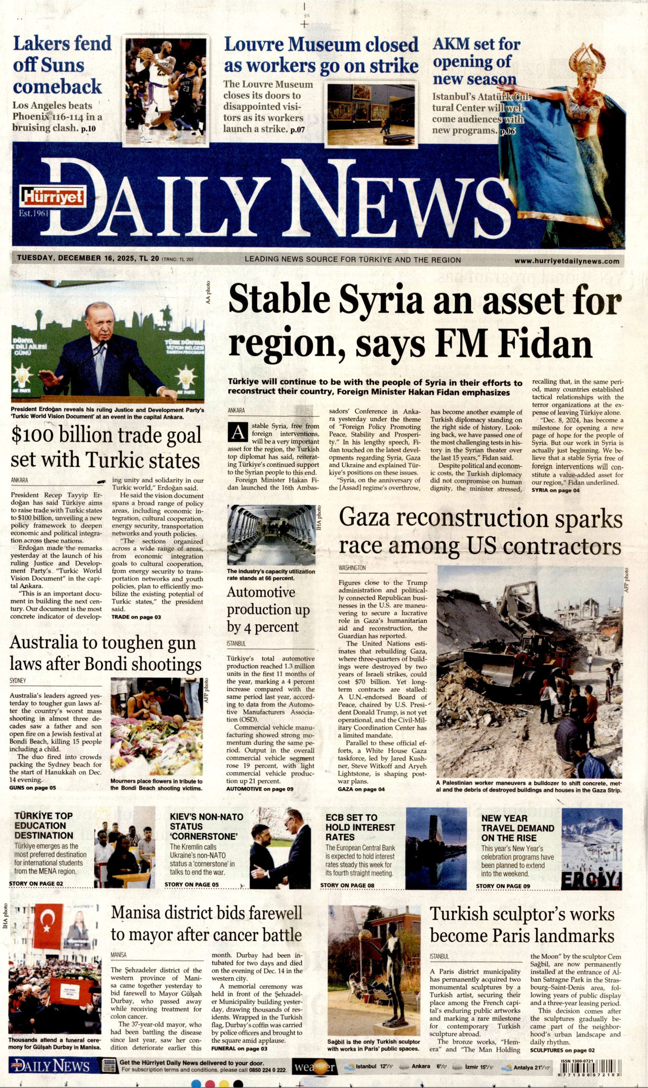 Hürriyet daily news