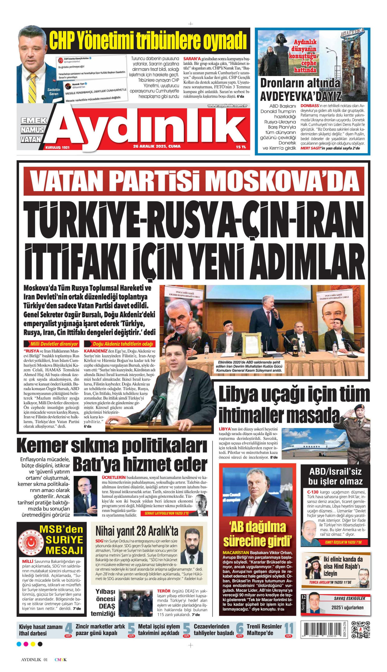 Aydinlik gazetesi̇