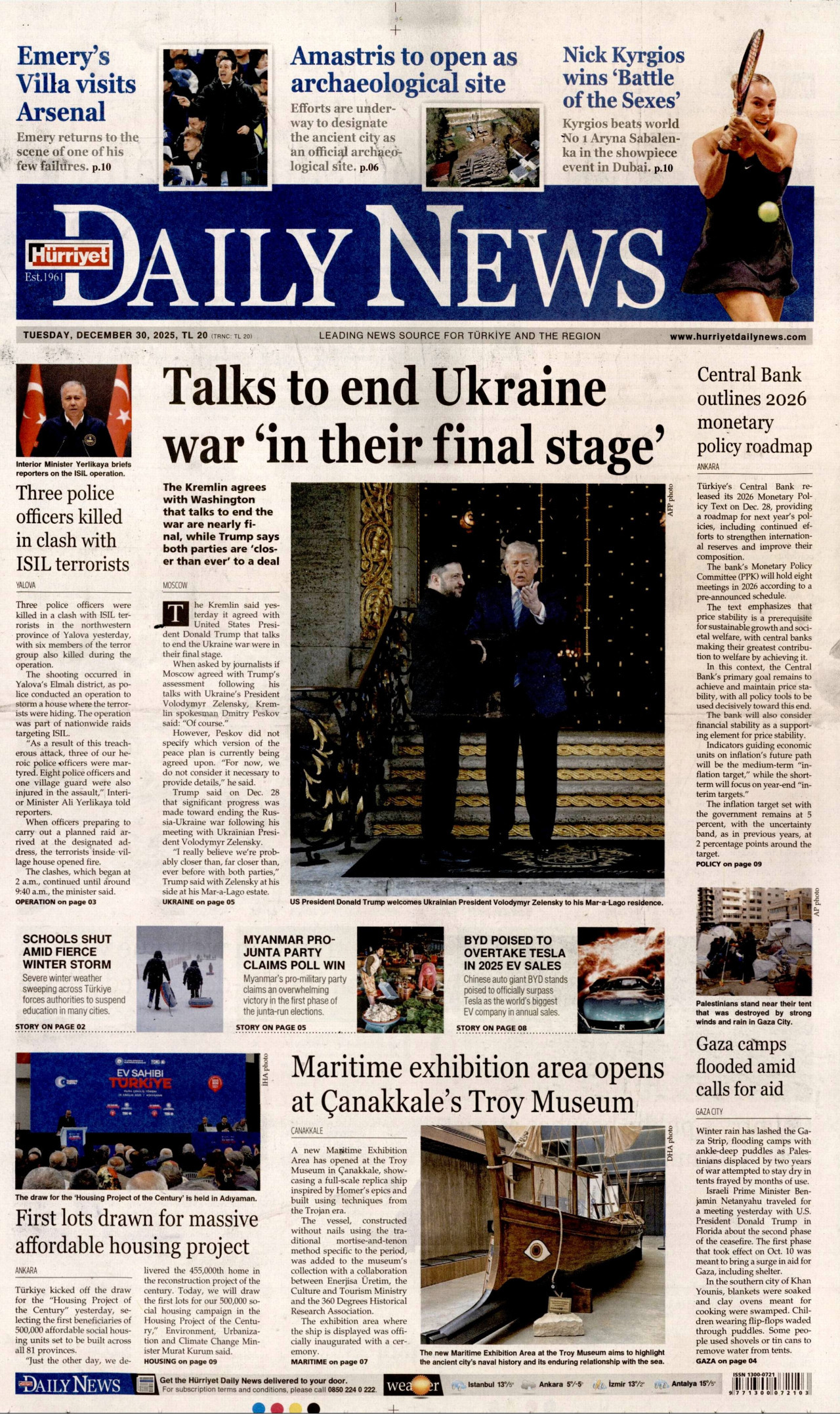 HÜRRİYET DAİLY NEWS