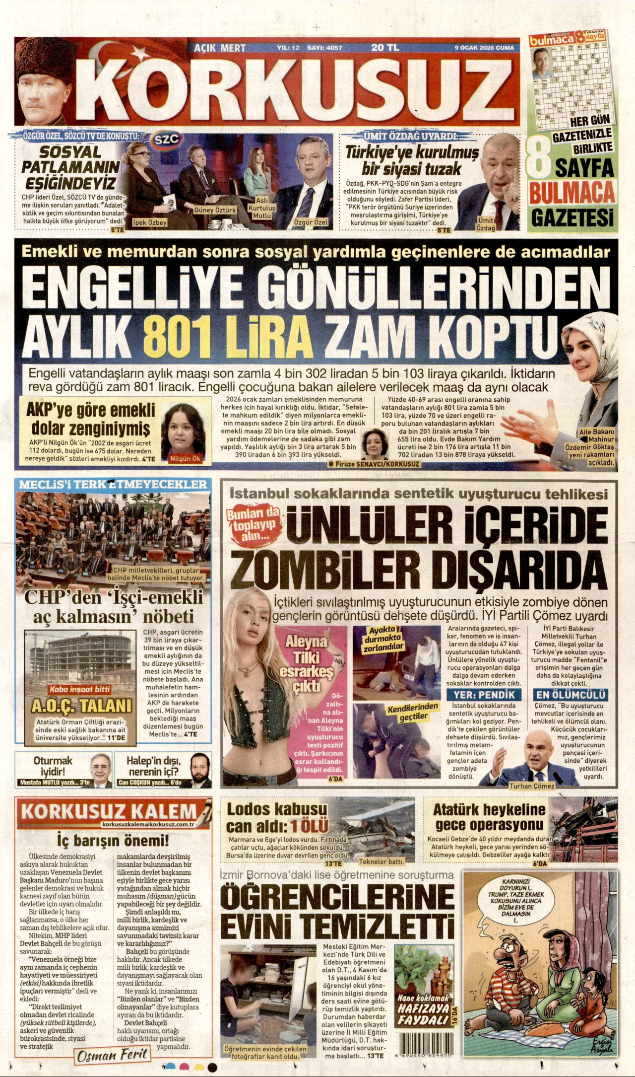 korkusuz gazetesi