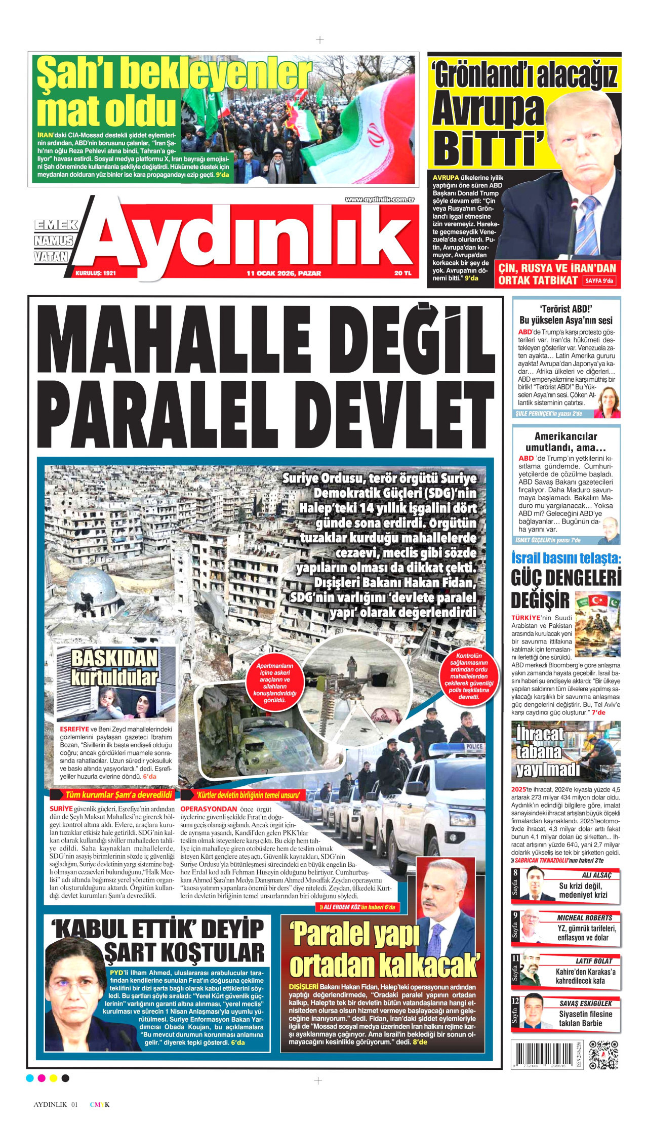 AYDINLIK Manşet