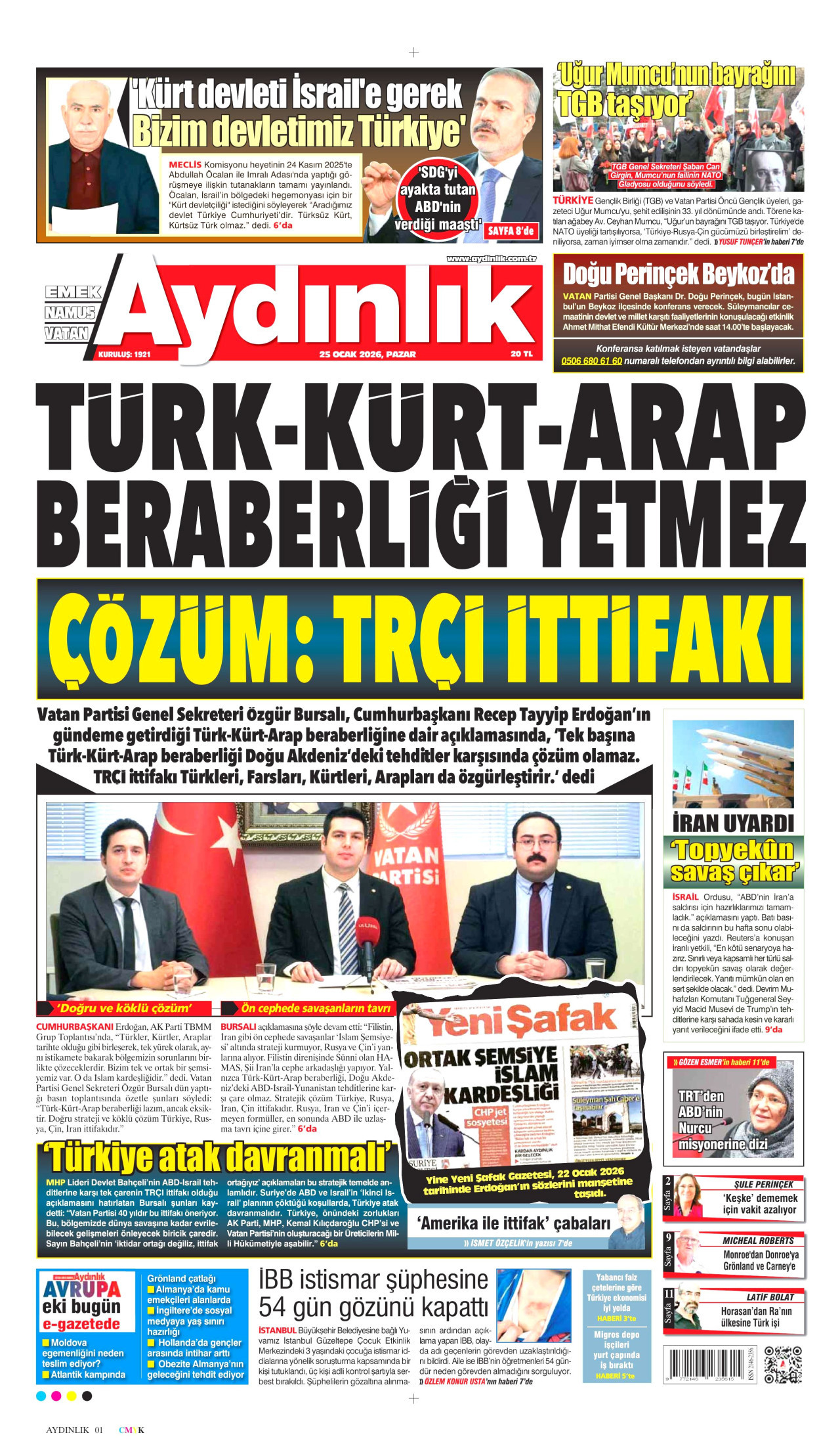 Aydinlik gazetesi