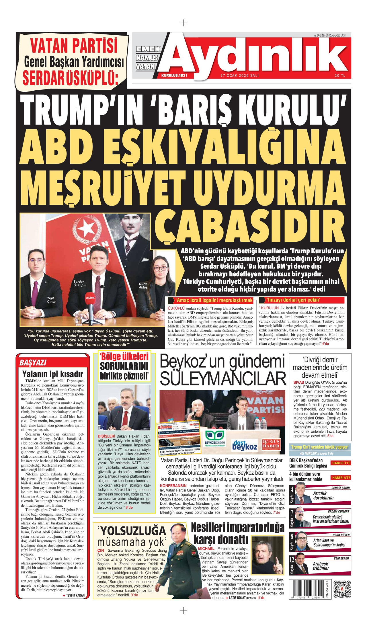 Aydinlik gazetesi̇