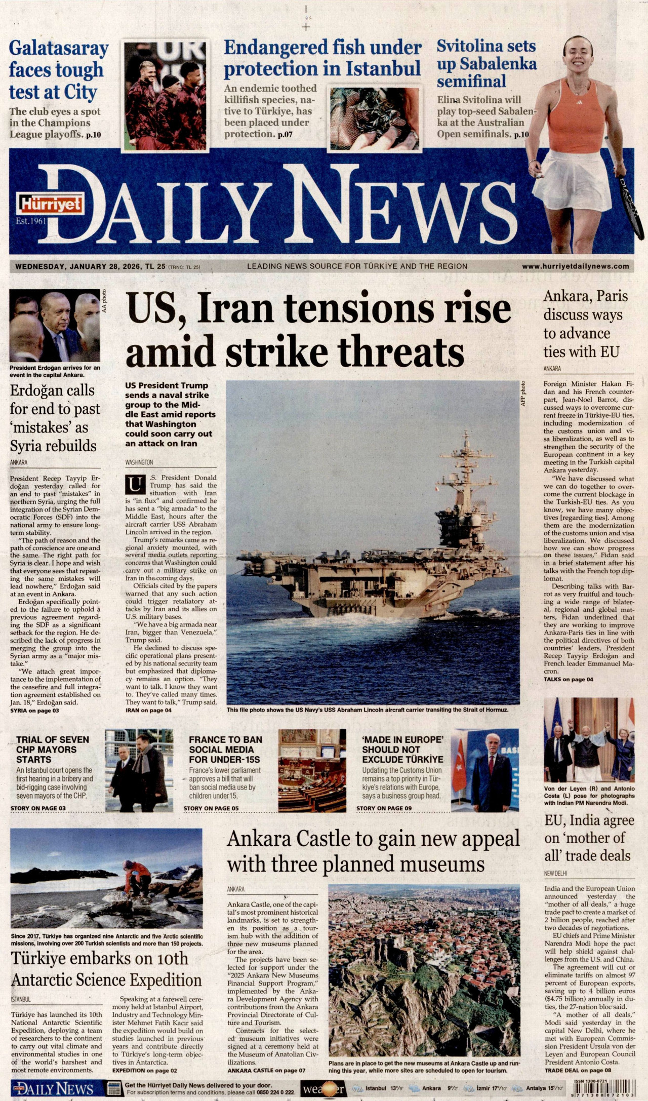 Hürriyet daily news