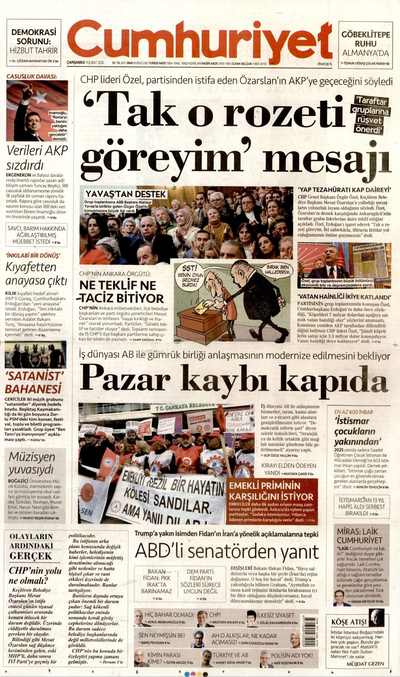 cumhuriyet gazetesi