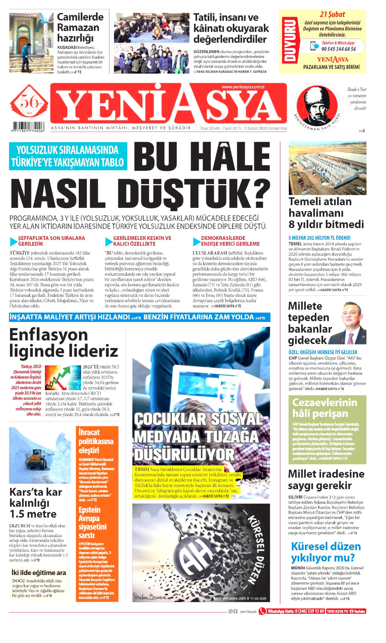 yeni-asya gazetesi