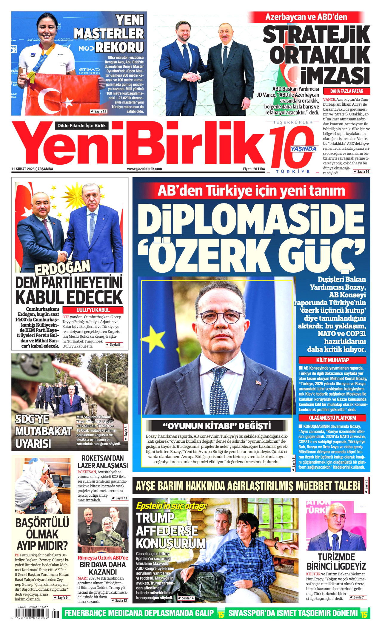 yenibirlik gazetesi