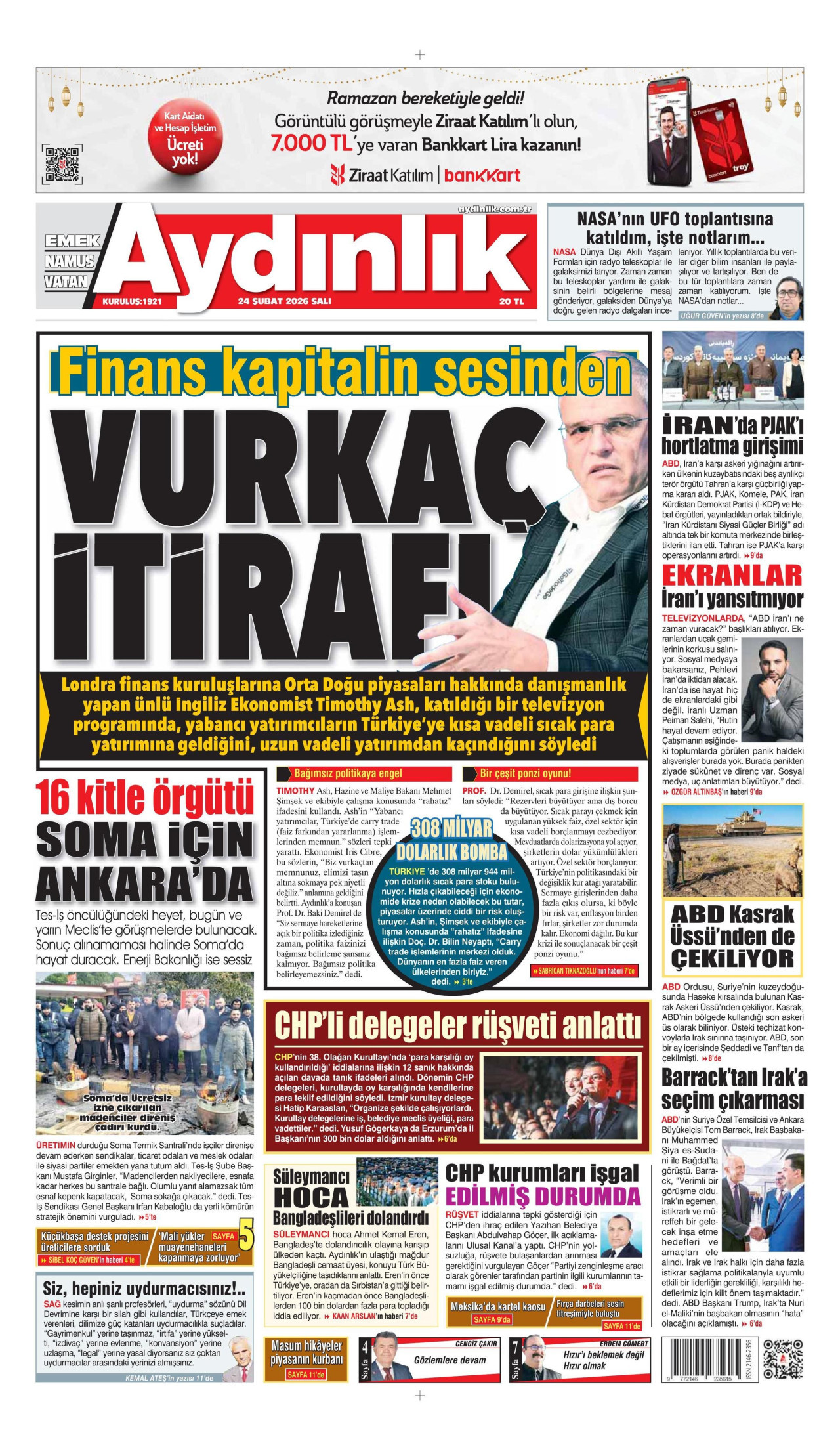 Aydinlik gazetesi