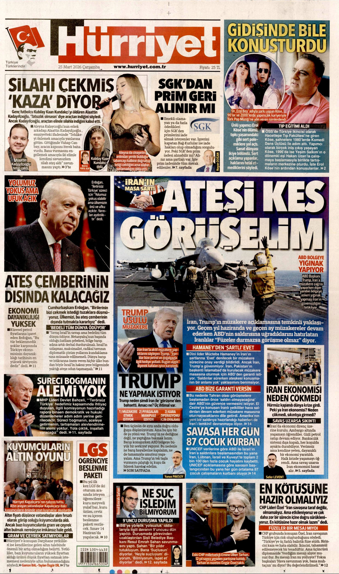 Hürriyet Manşeti