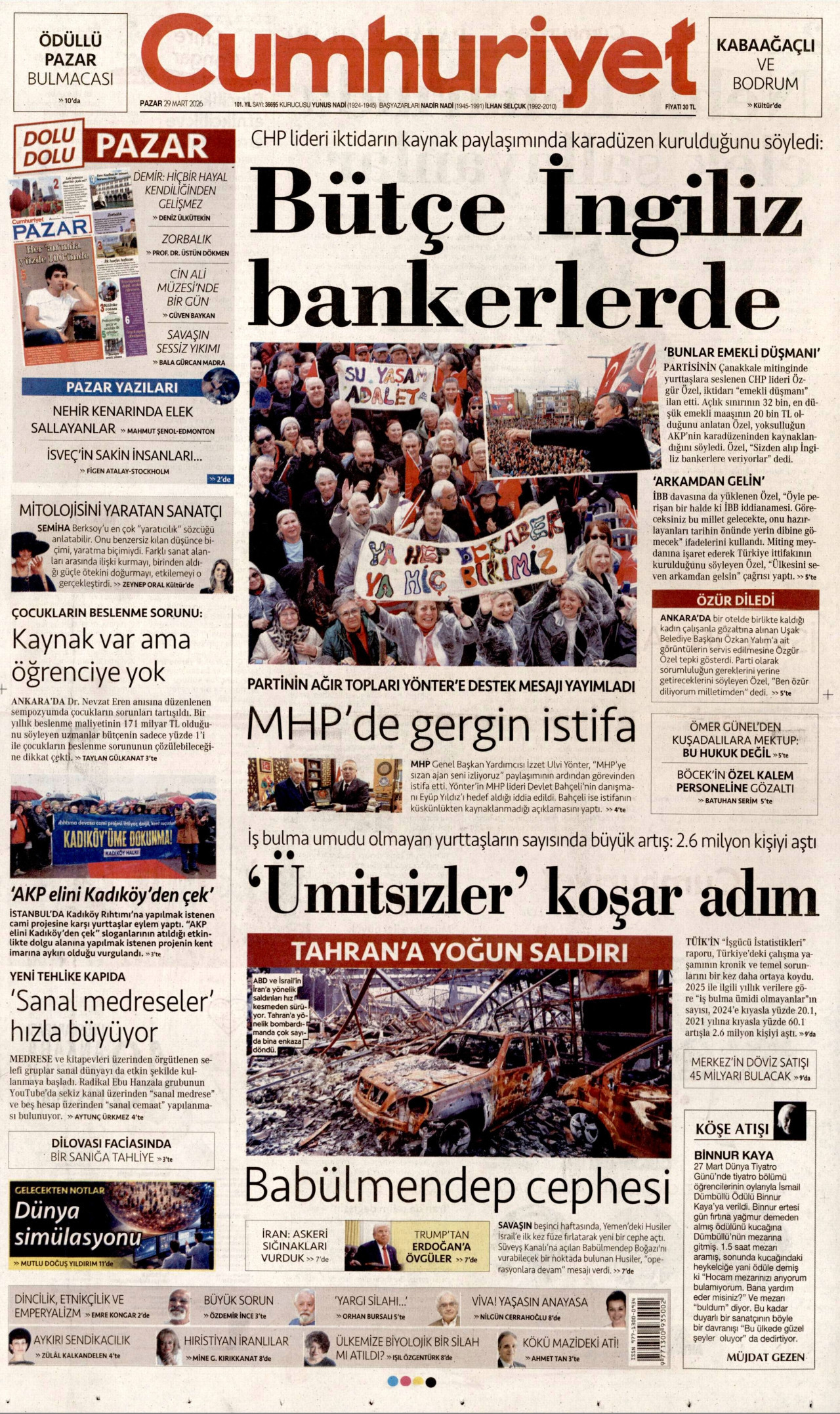 cumhuriyet gazetesi