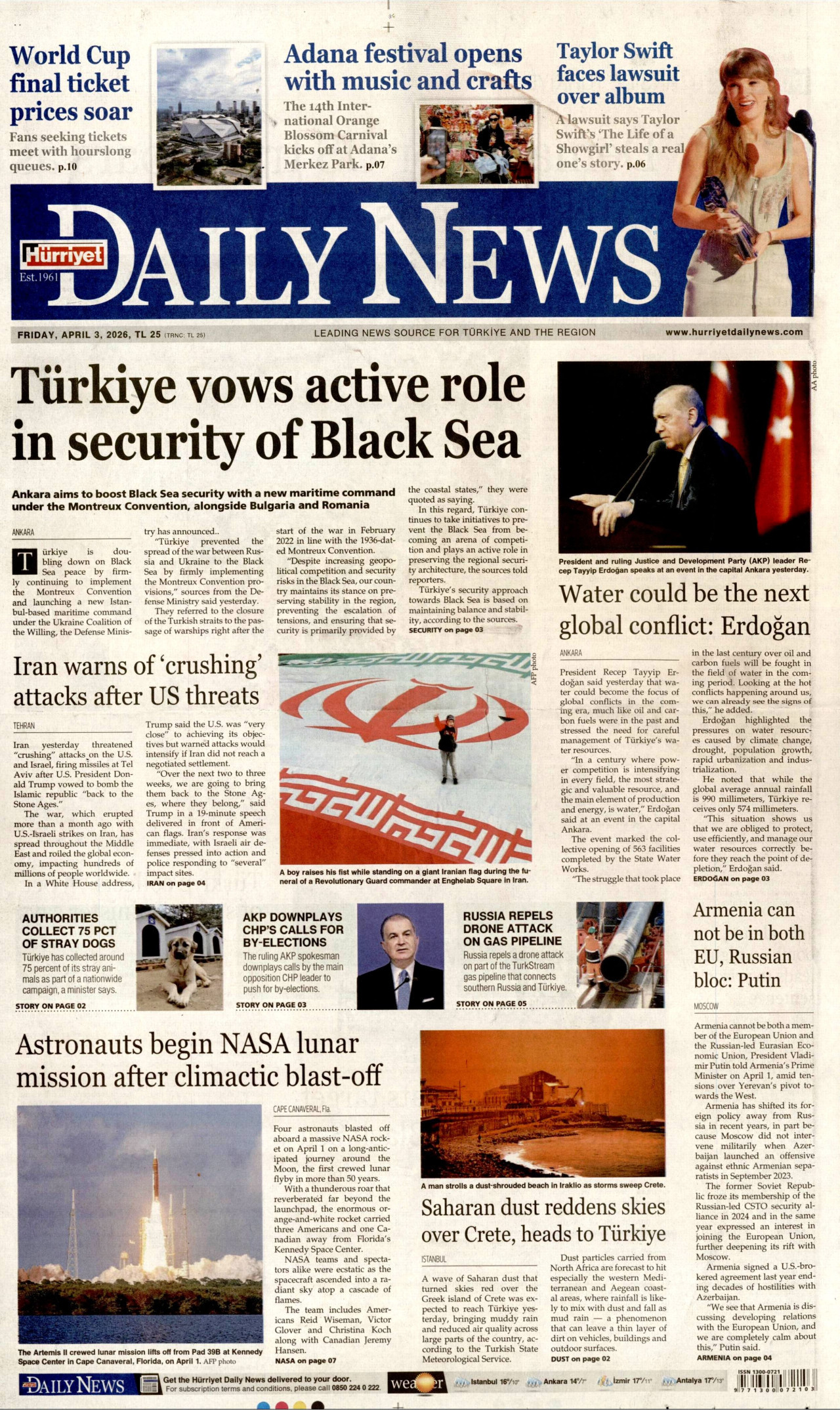 Hürriyet daily news