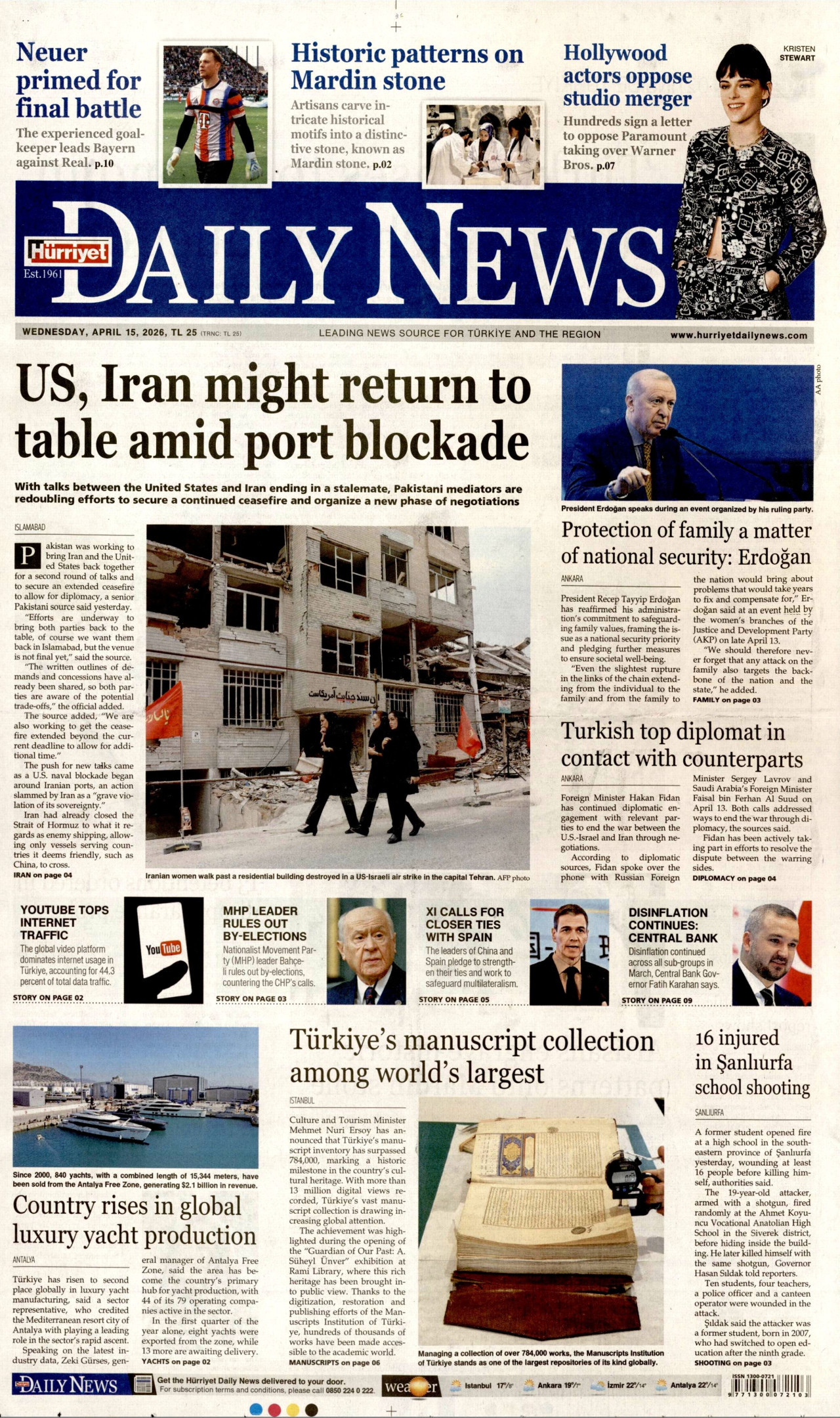 Hürriyet daily news
