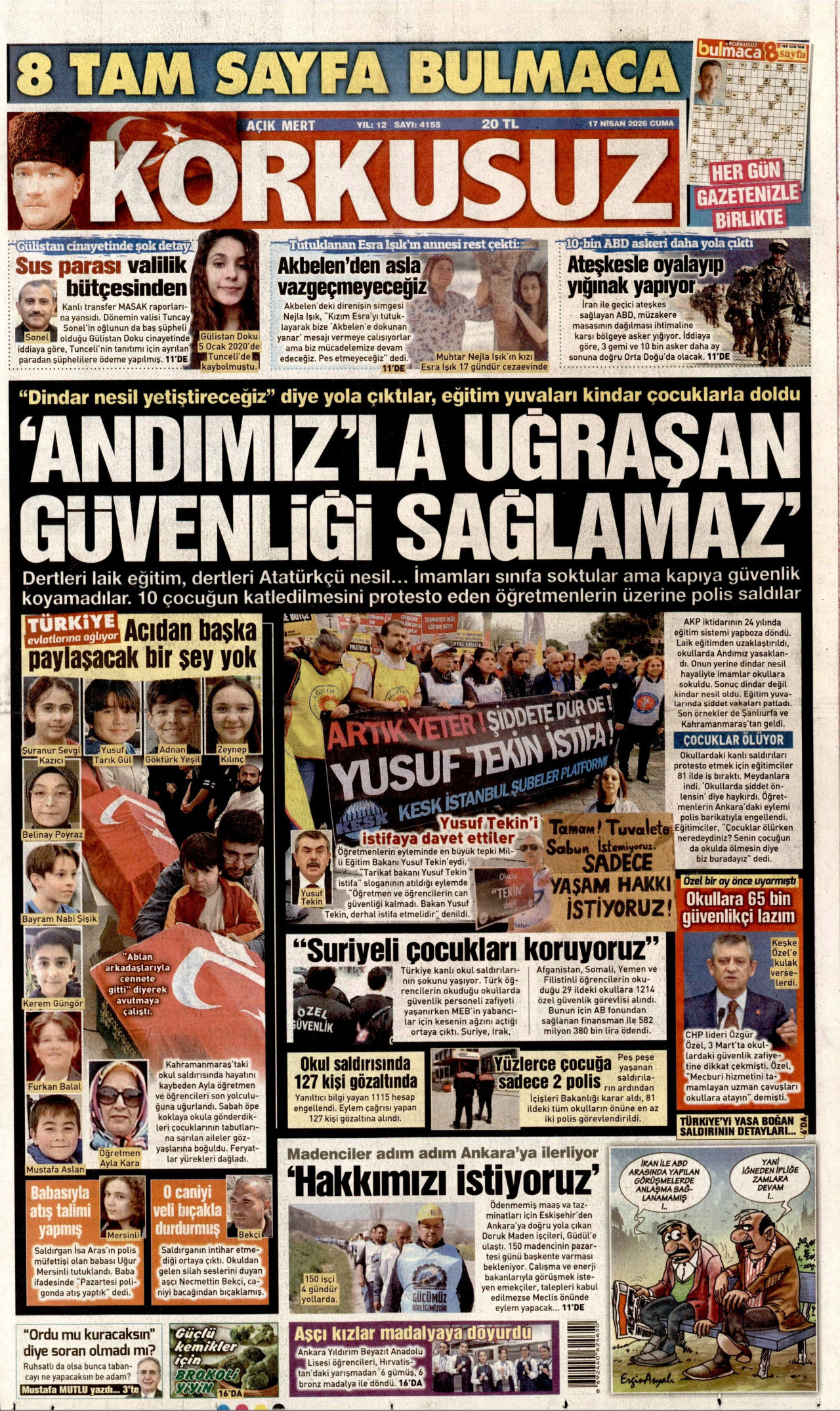 korkusuz gazetesi