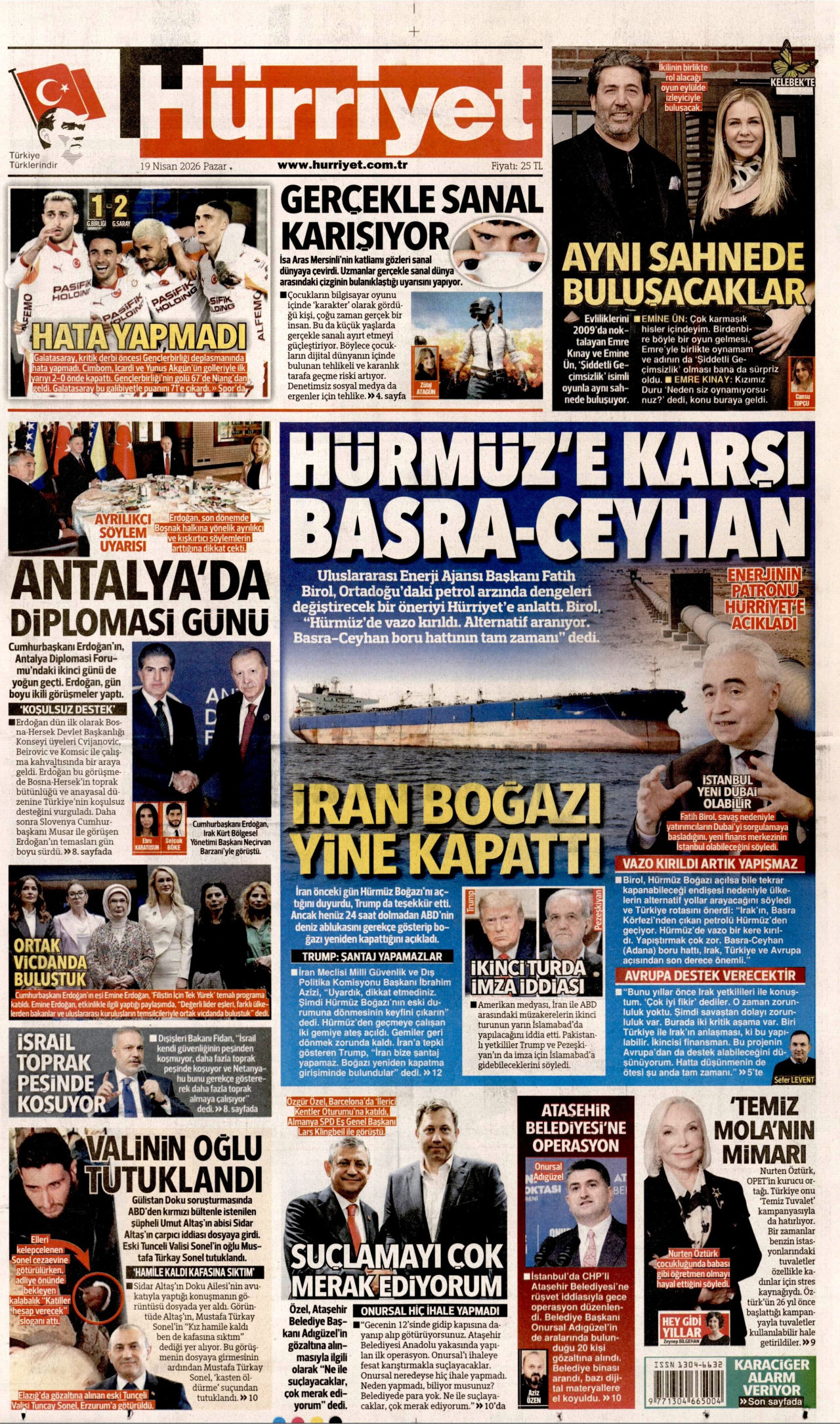 Hürriyet Manşeti
