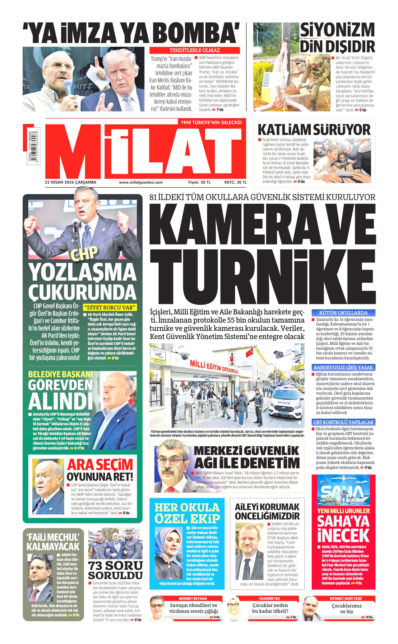 Milat Manşeti