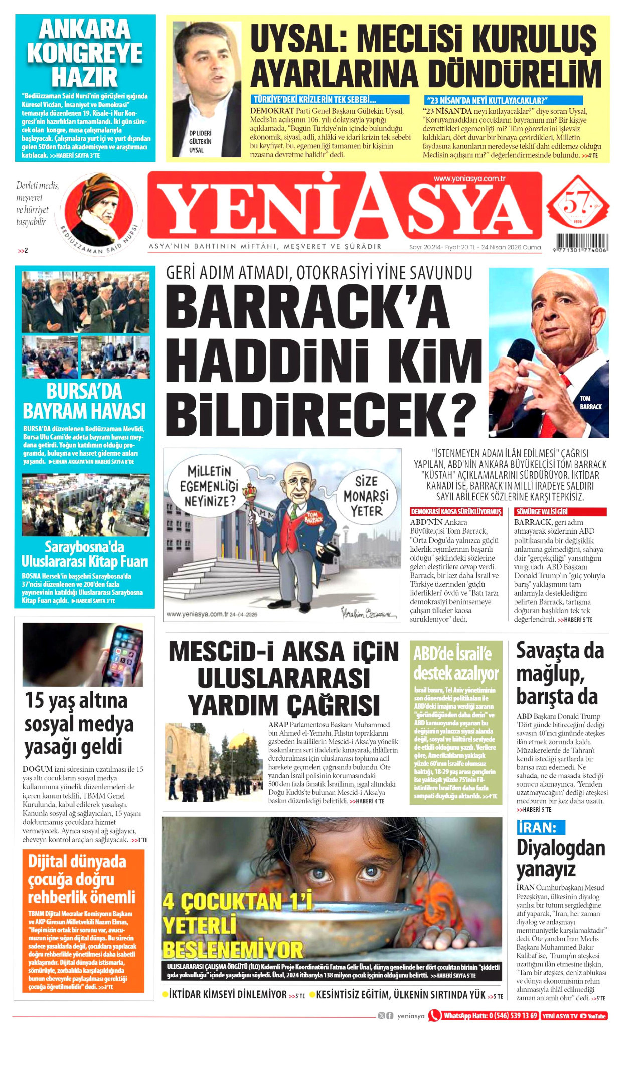 yeni-asya gazetesi