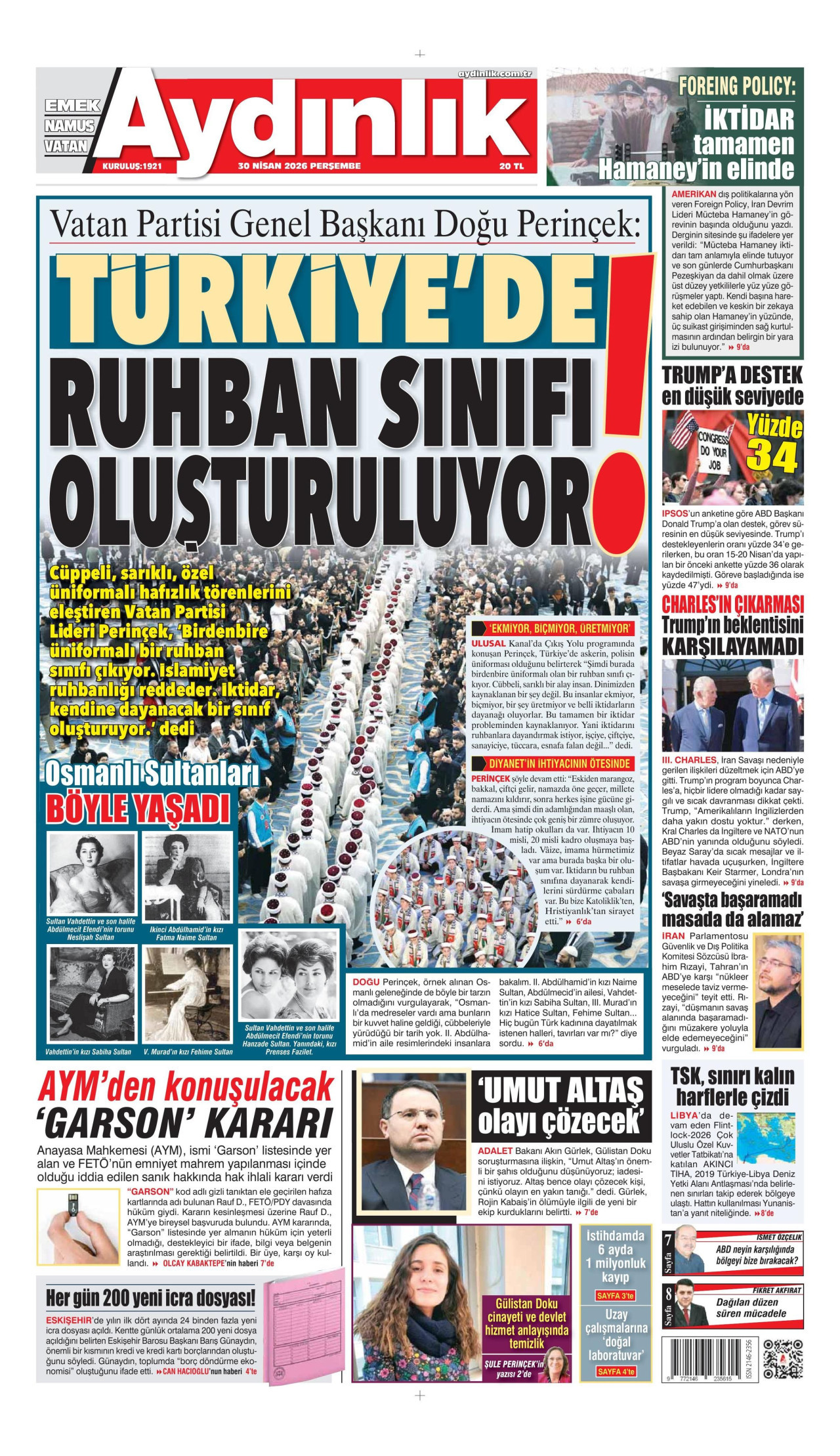 Aydinlik gazetesi̇