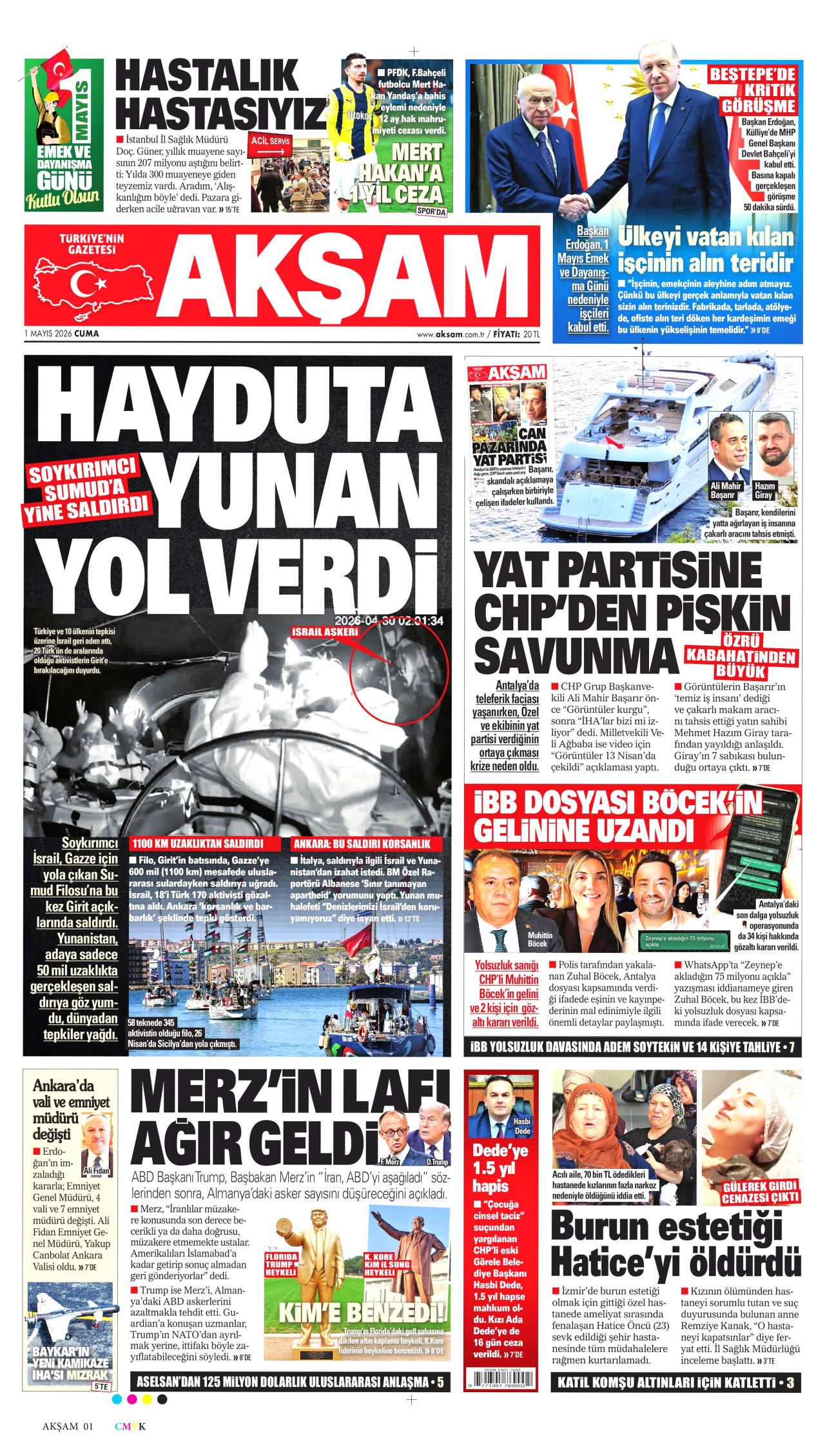 Akşam Manşeti