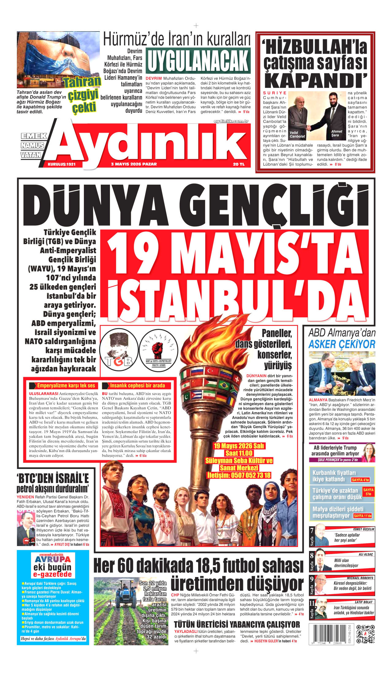 Aydinlik gazetesi̇