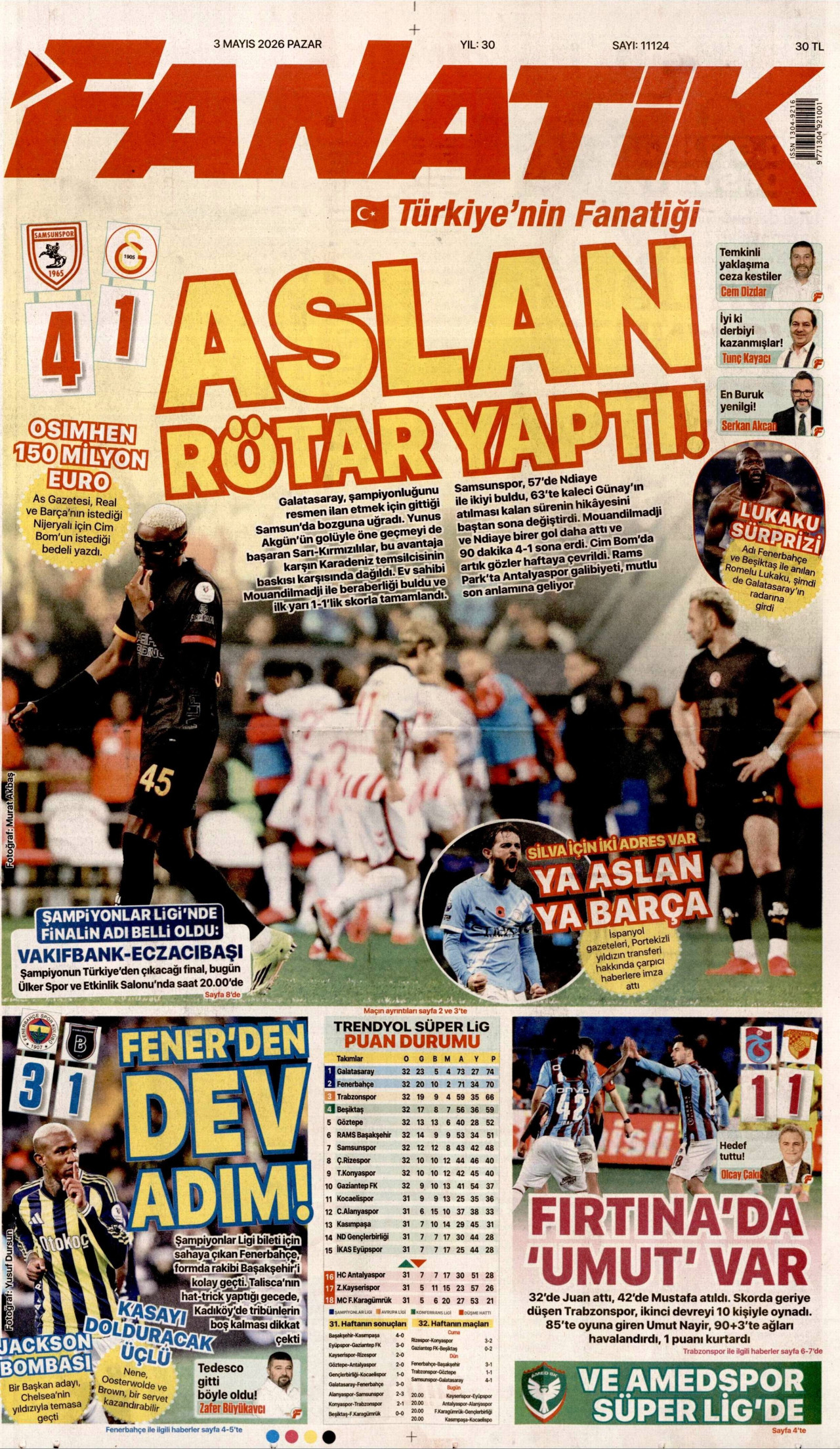 Fanatik Manşeti