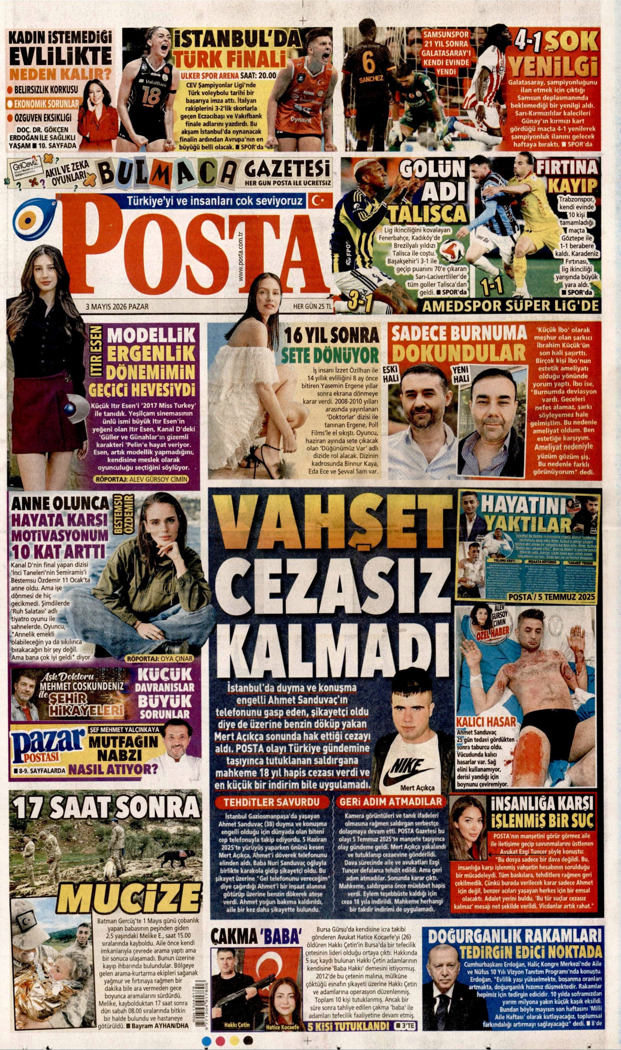 Posta Manşeti