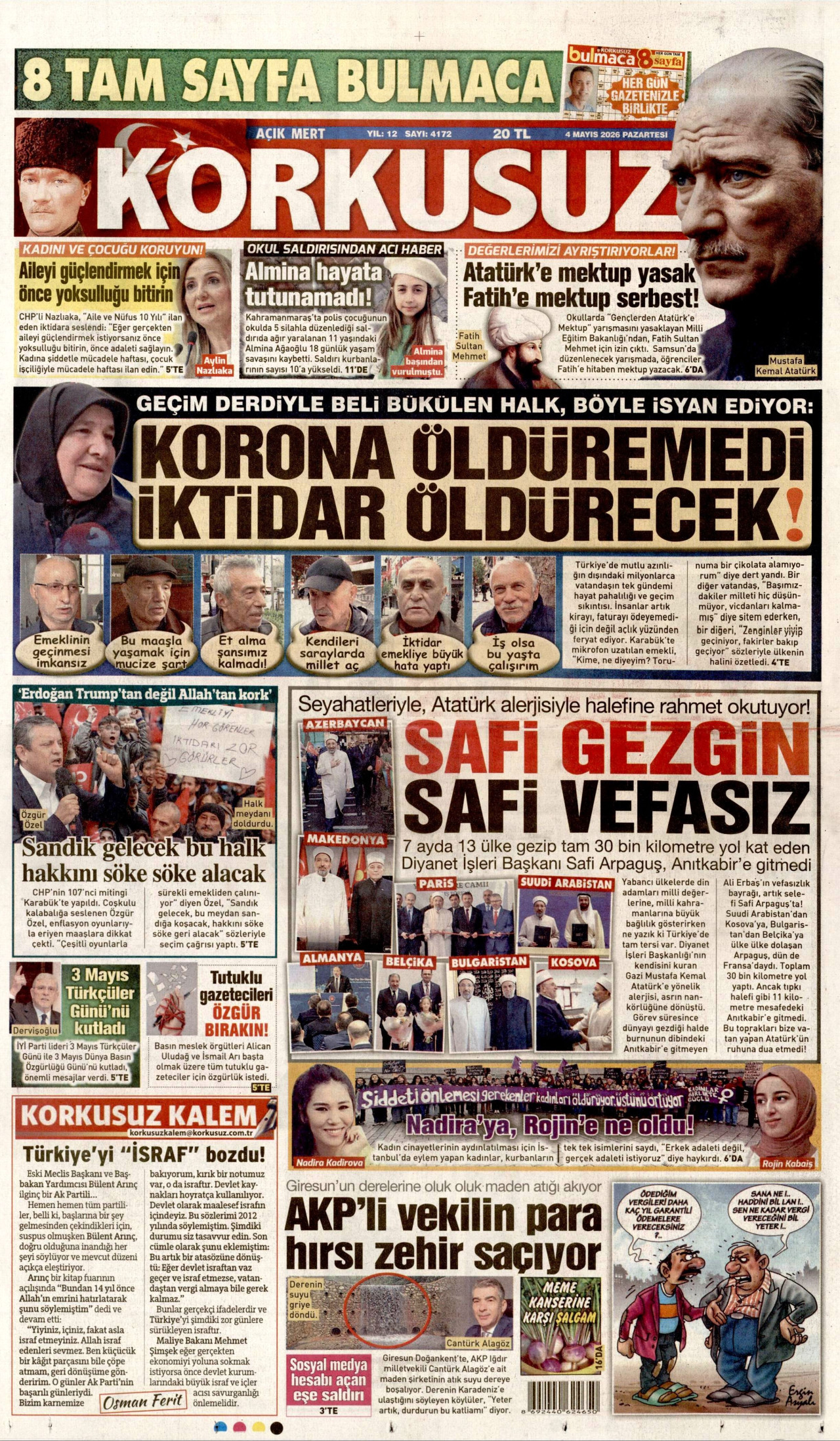 Korkusuz Manşeti