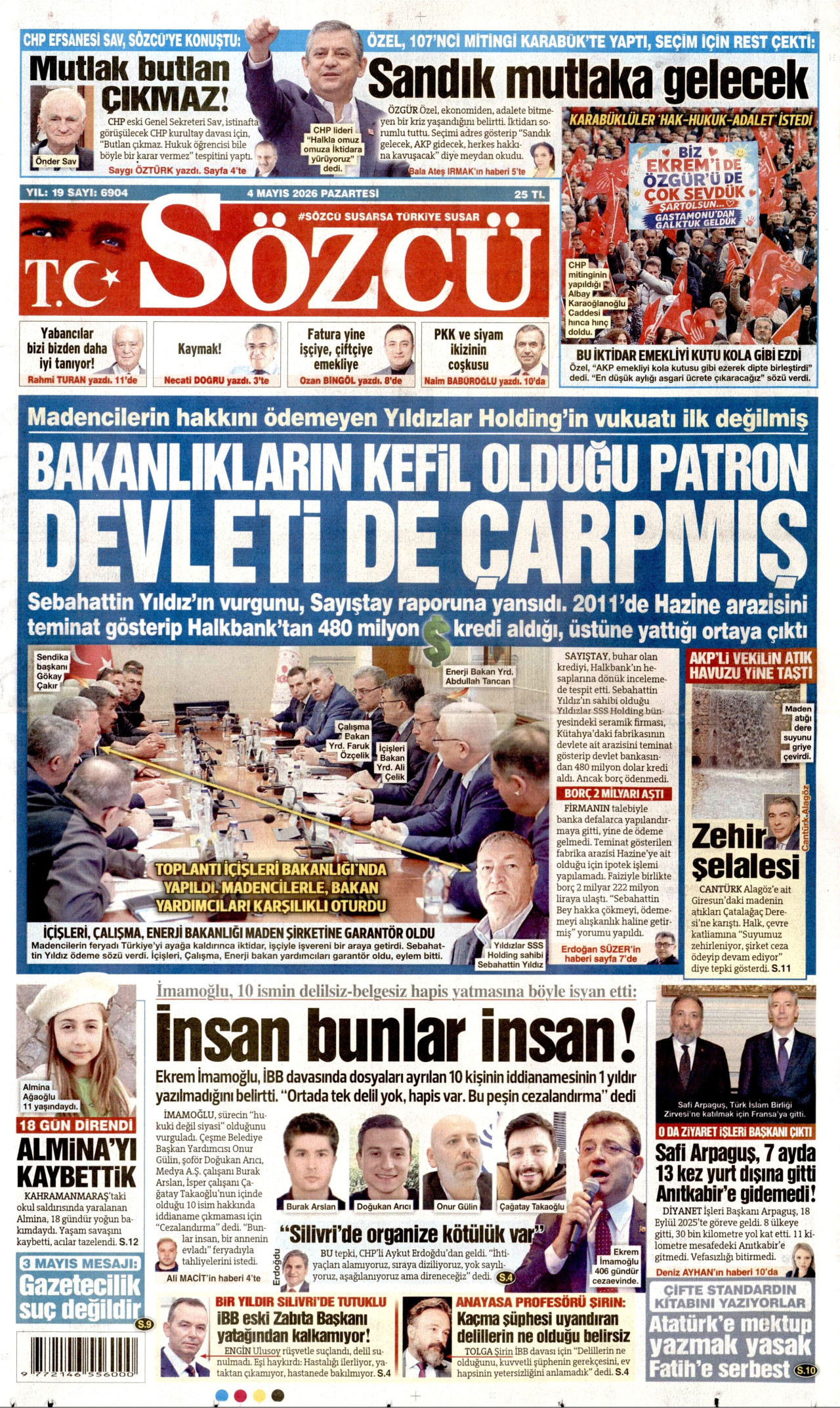 Sözcü Manşeti